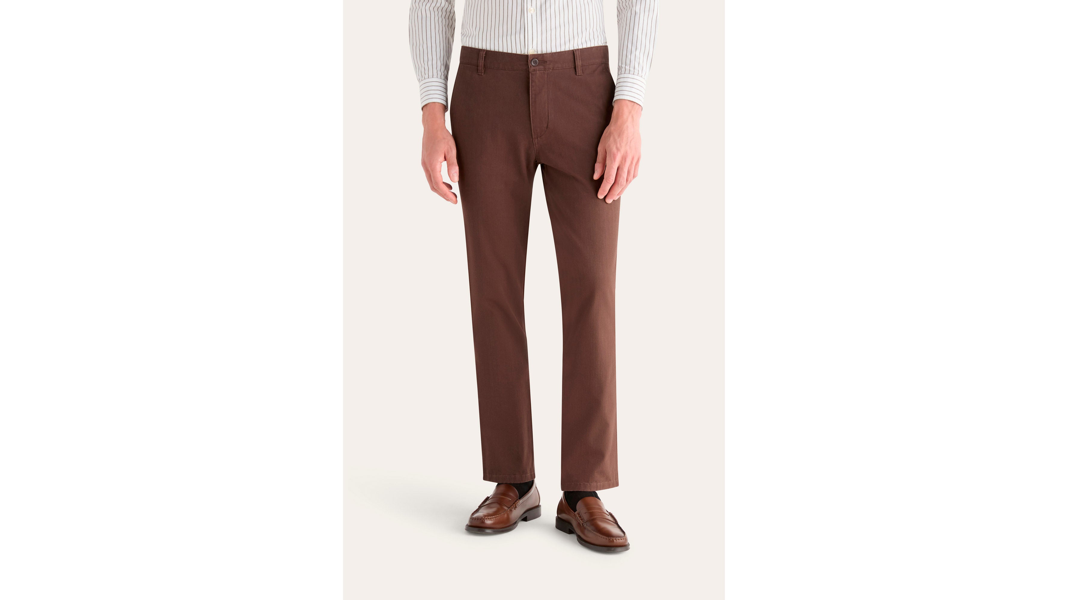 Dockers Ultimate Slim chino marron hot fudge stretch