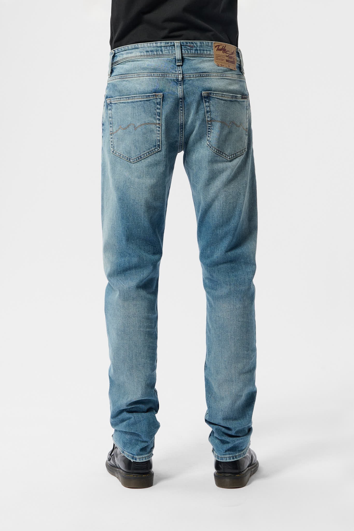 Teddy Smith Reg L34 jean droit indigo homme