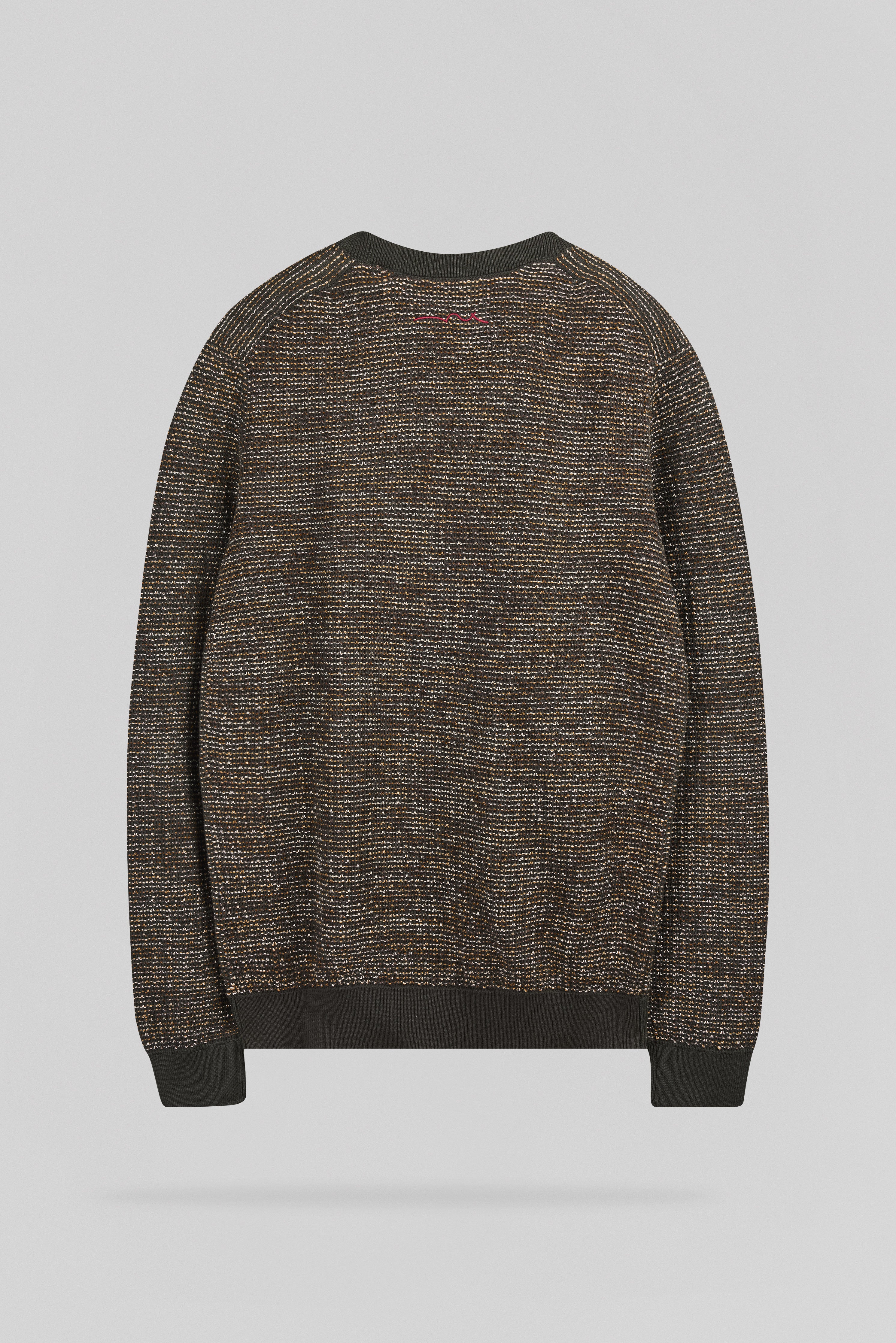 Teddy Smith P-Milan 2 pull kaki col rond homme