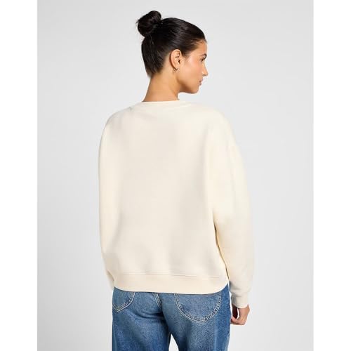 Lee Graphic Crew SWS sweat femme écru taille L col rond