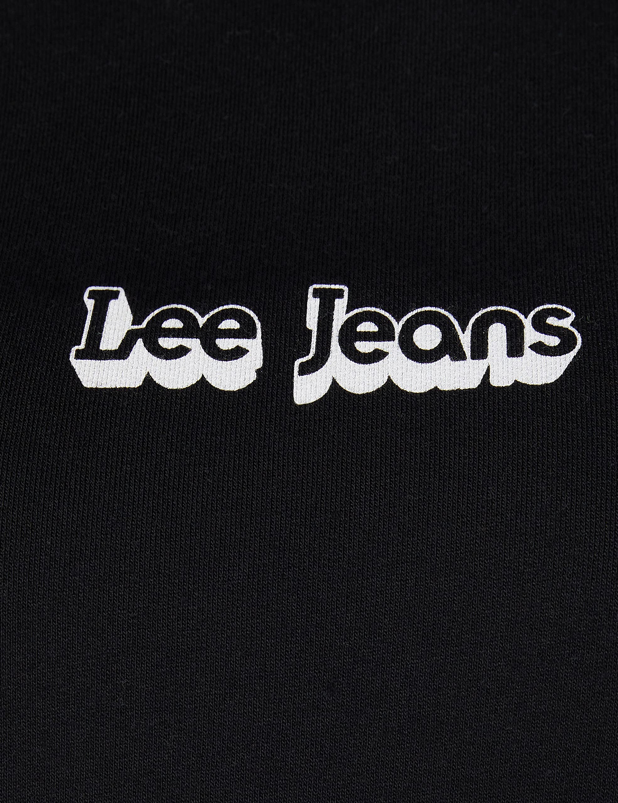 Lee Hoodie sweat à capuche femme noir manches longues