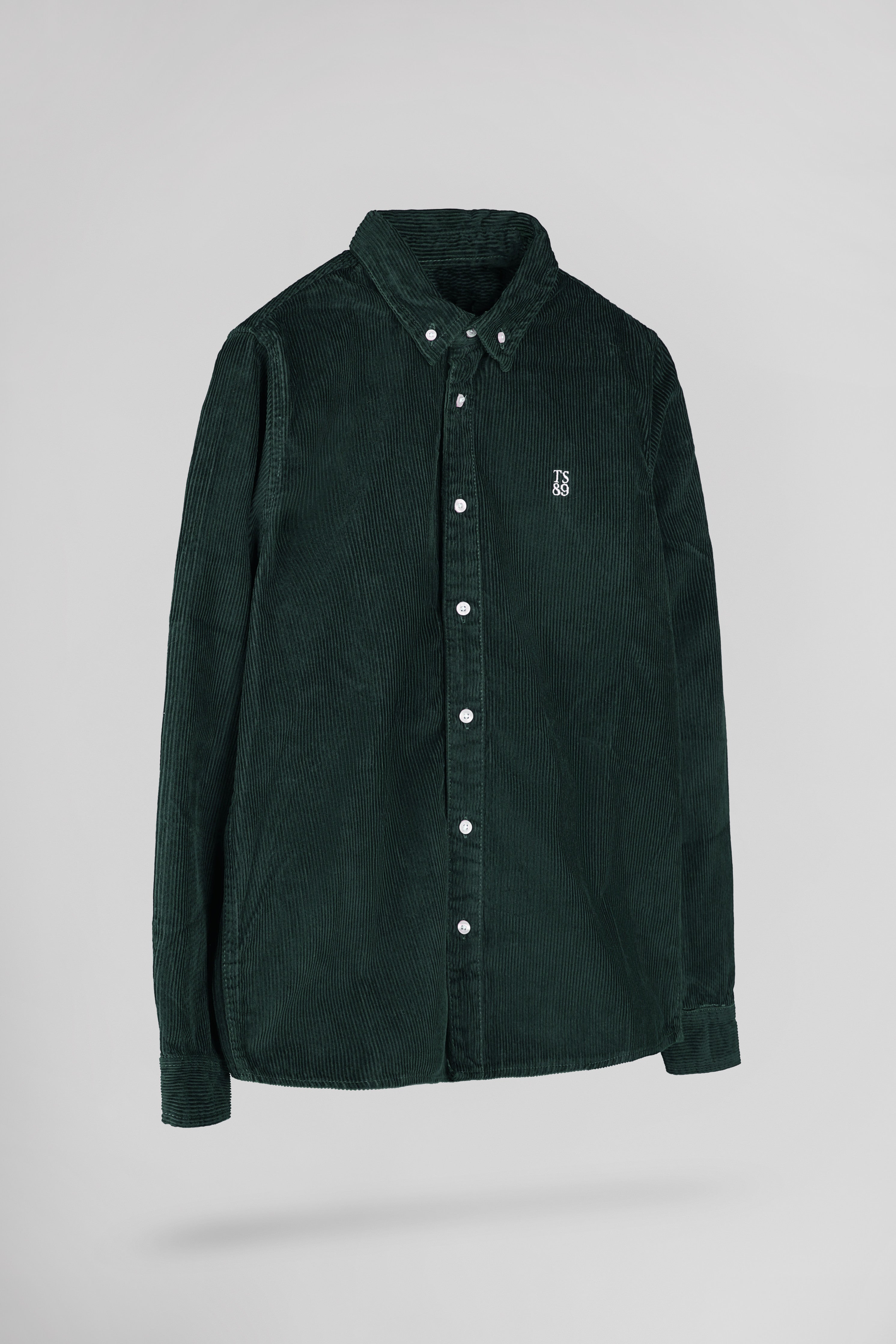 Teddy Smith C-Elton chemise velours vert pin