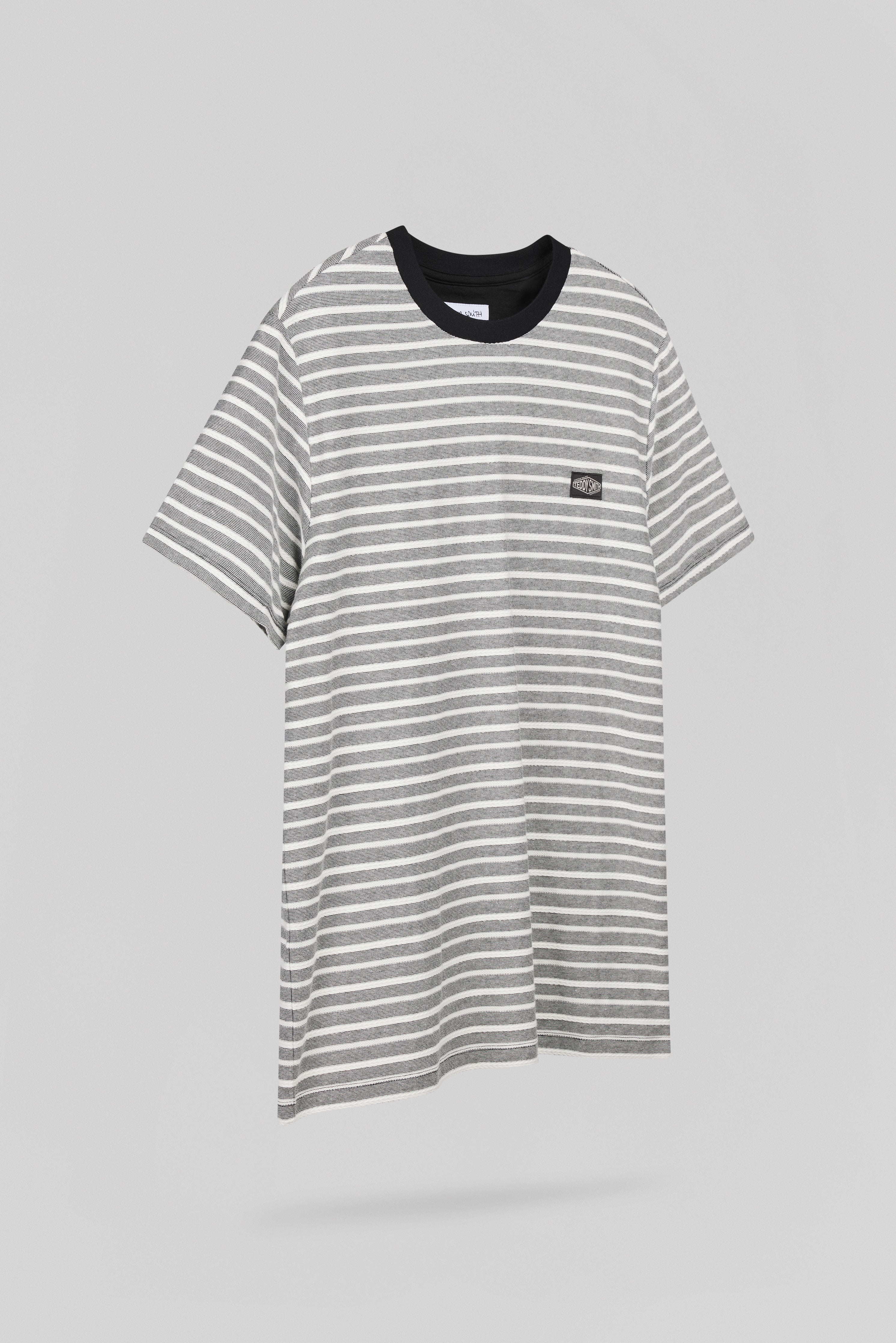 Teddy Smith T-Matias MC t-shirt homme noir rayé