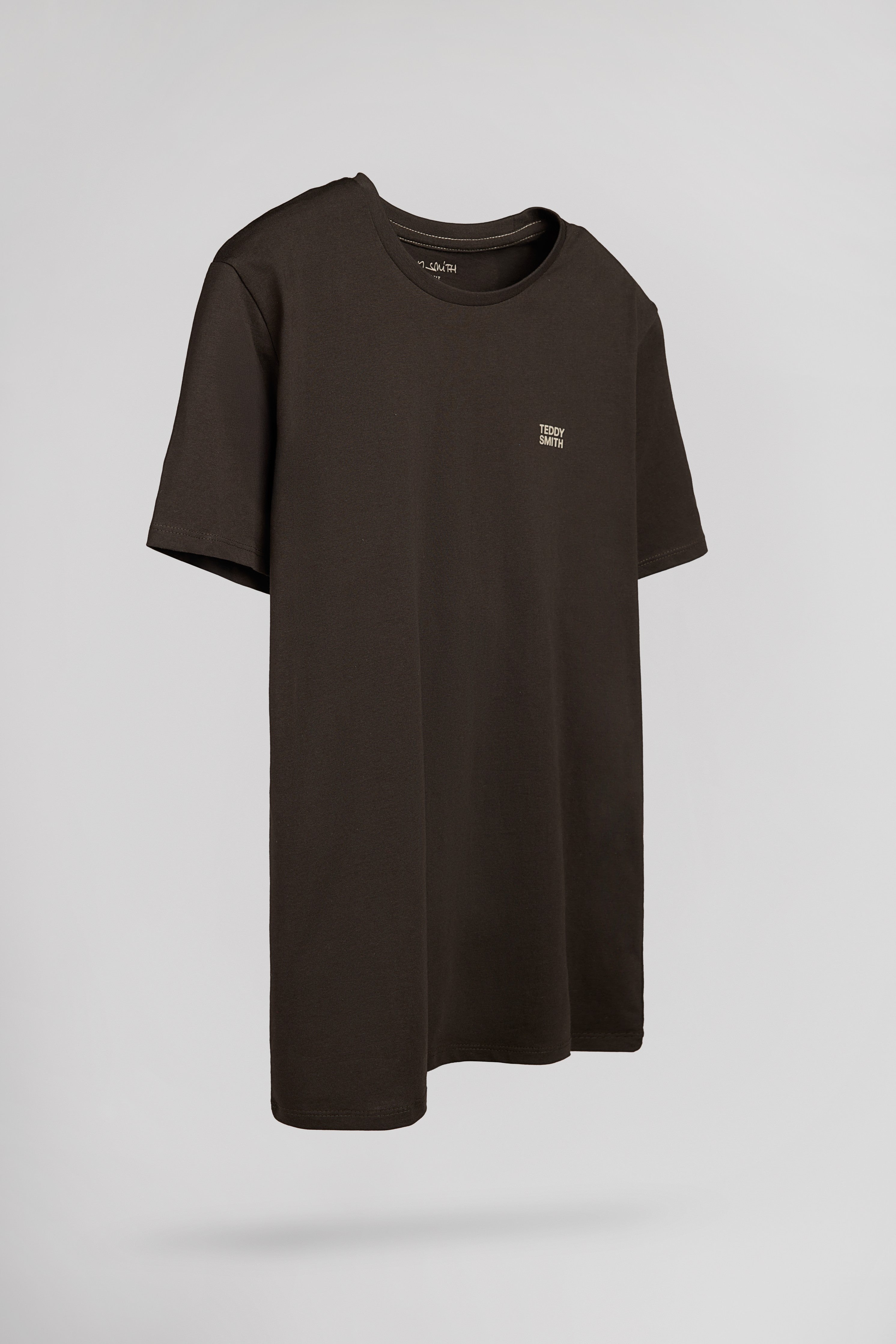 Teddy Smith THE TEE 1 MC t-shirt kaki foncé coupe classique