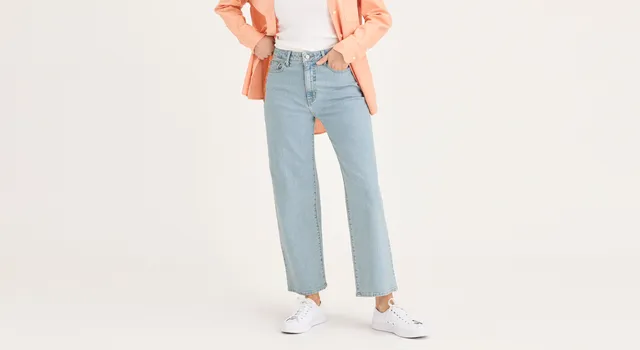 Dockers Sutter High Straight chino femme bleu