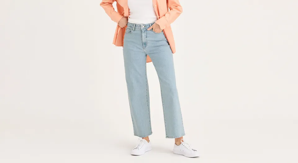 Dockers Sutter High Straight chino femme bleu