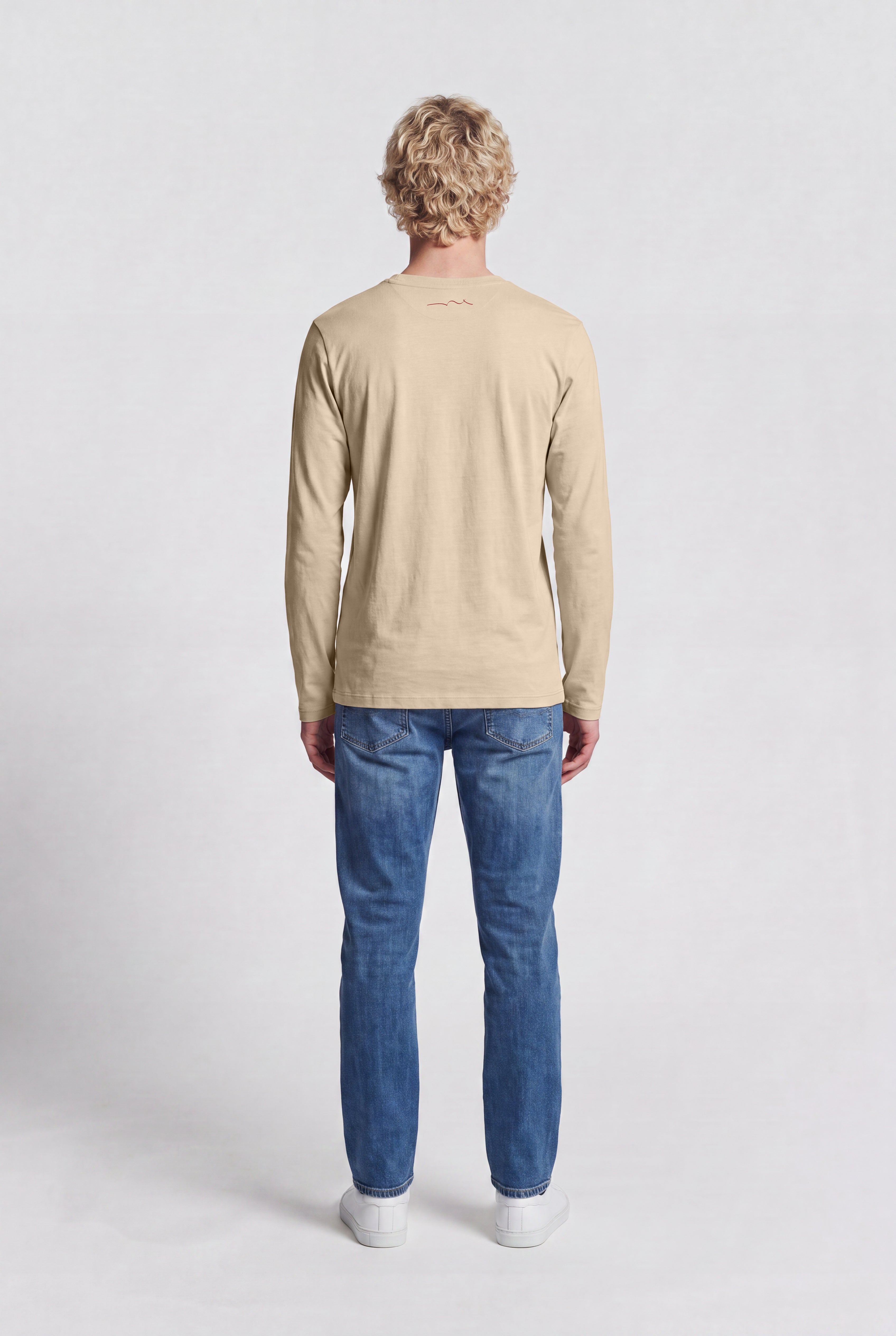 Teddy Smith The Tee 2 ML t-shirt manches longues beige