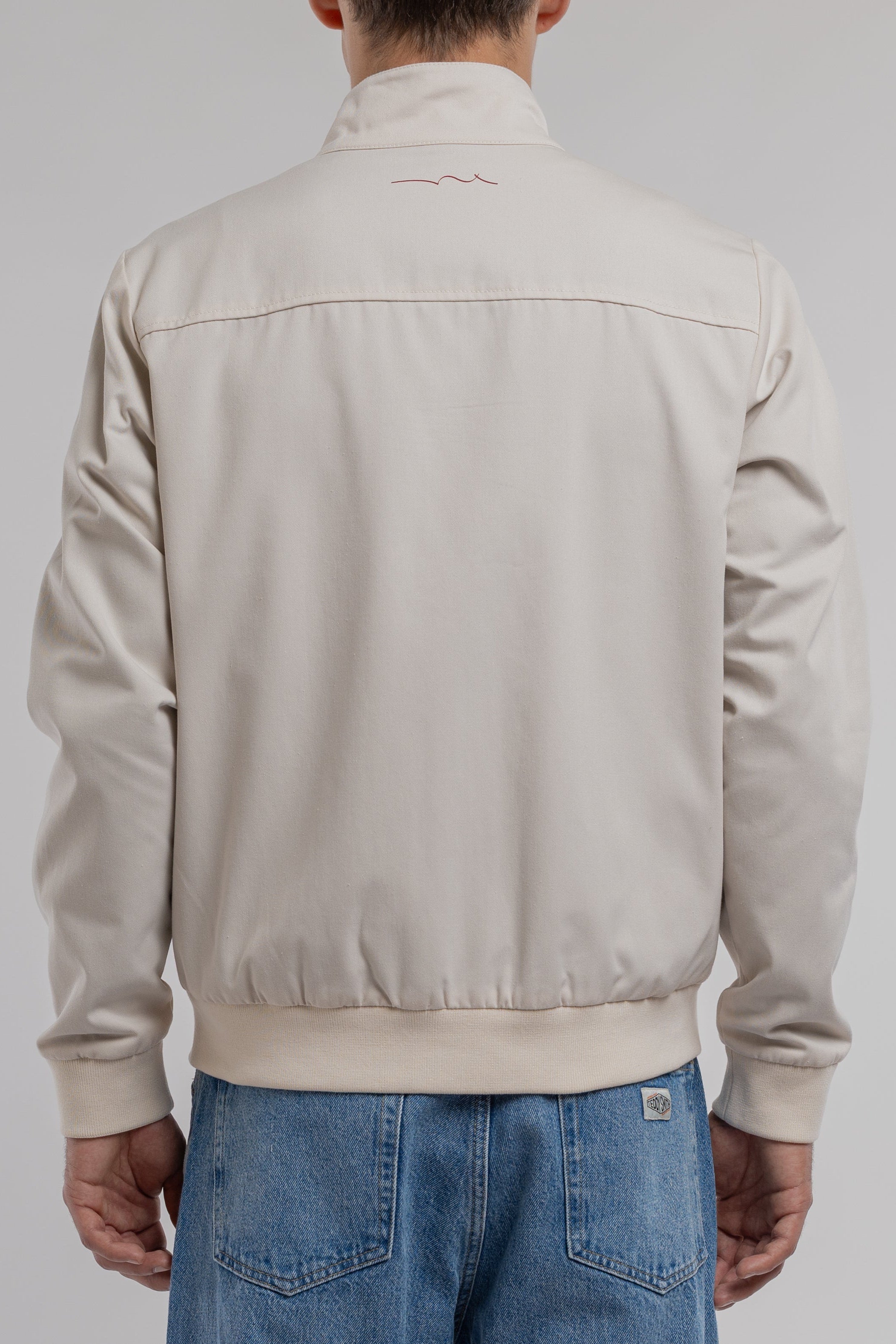 Teddy Smith Sanson 2 Cream blouson crème twill coton