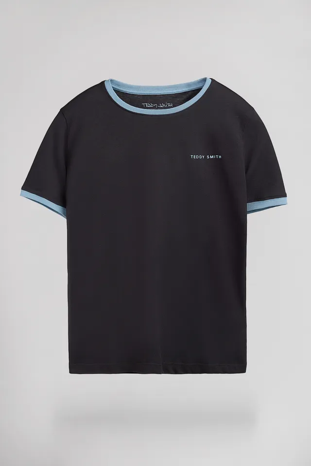 Teddy Smith THE TEE 2 t-shirt garçon dark navy coton