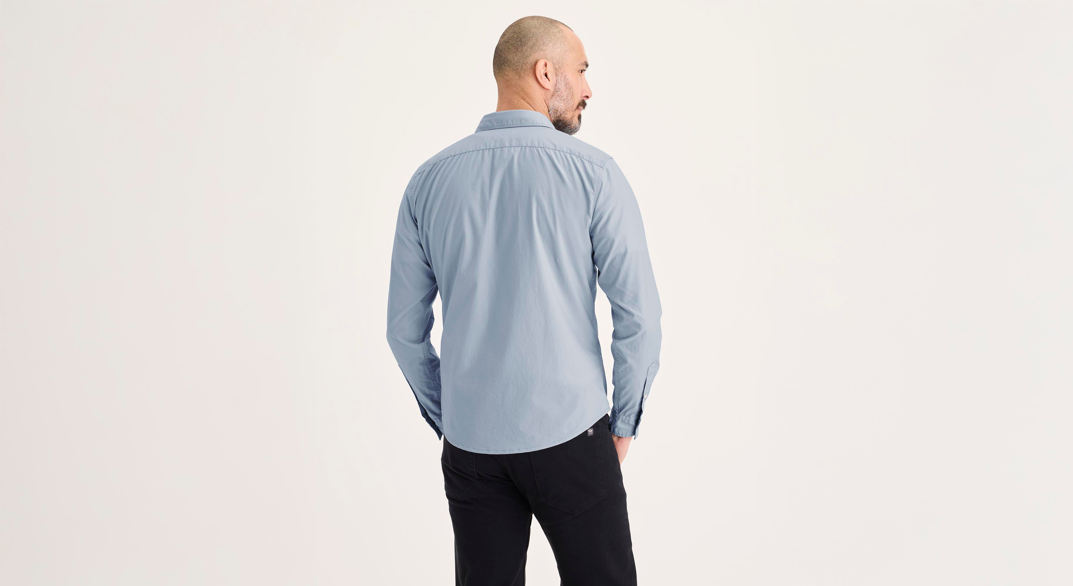 Dockers Ultimate chemise slim homme bleu délavé