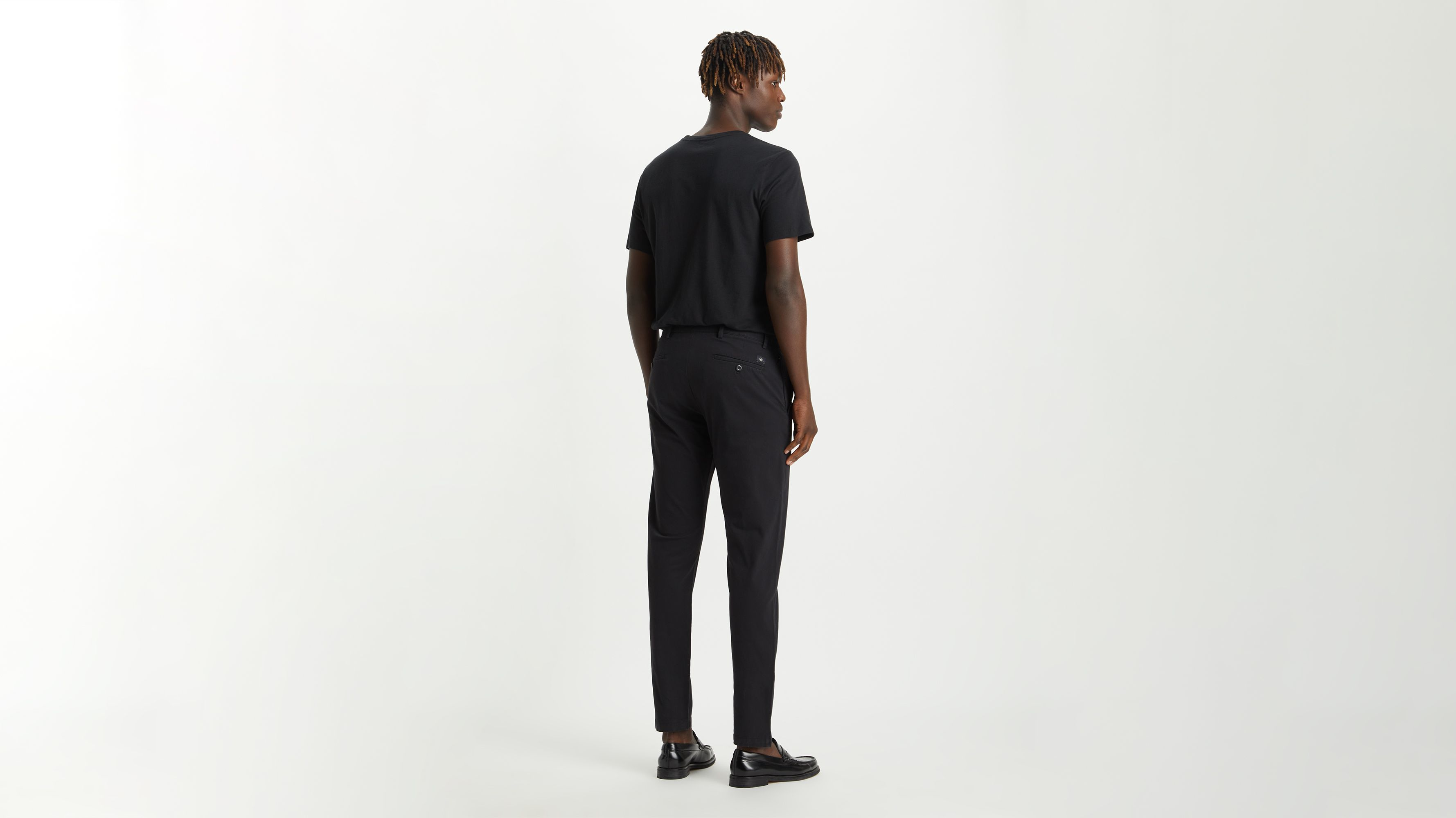 Dockers Crafted Khaki Slim Tapered chino noir stretch