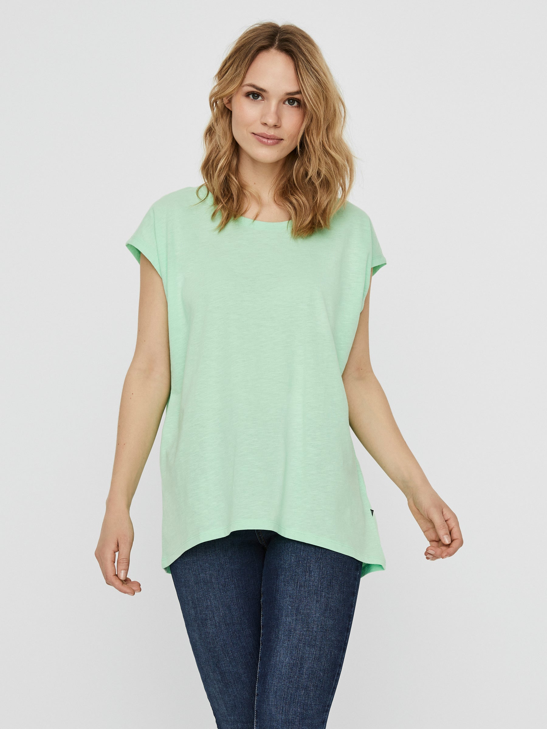 Noisy May t-shirt oversize loose col rond