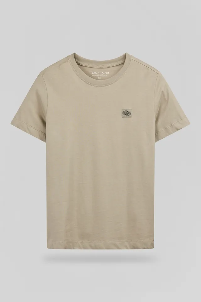 Teddy Smith T-Lionel MC Jr t-shirt garçon kaki