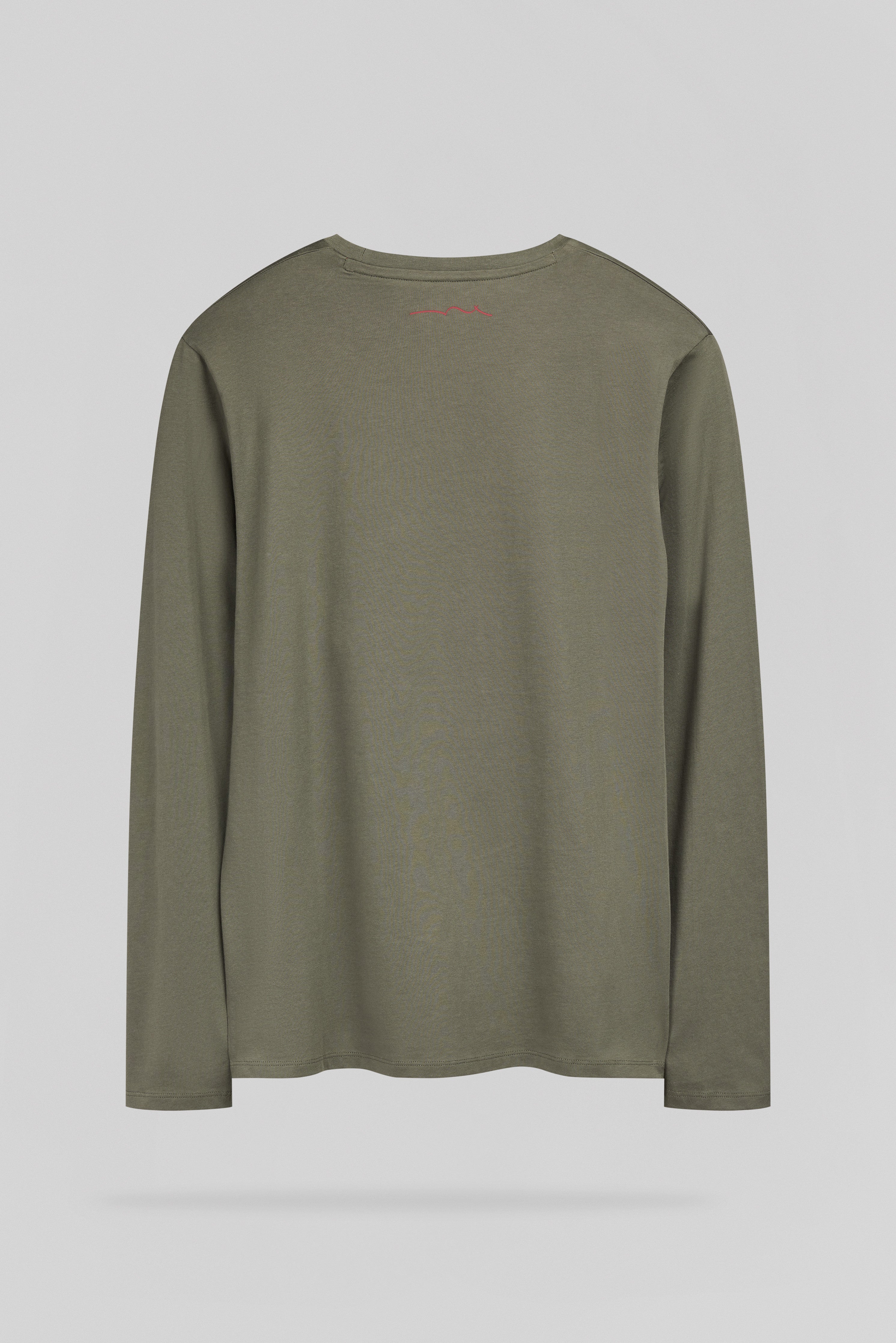 Teddy Smith T-JIM ML t-shirt homme kaki manches longues