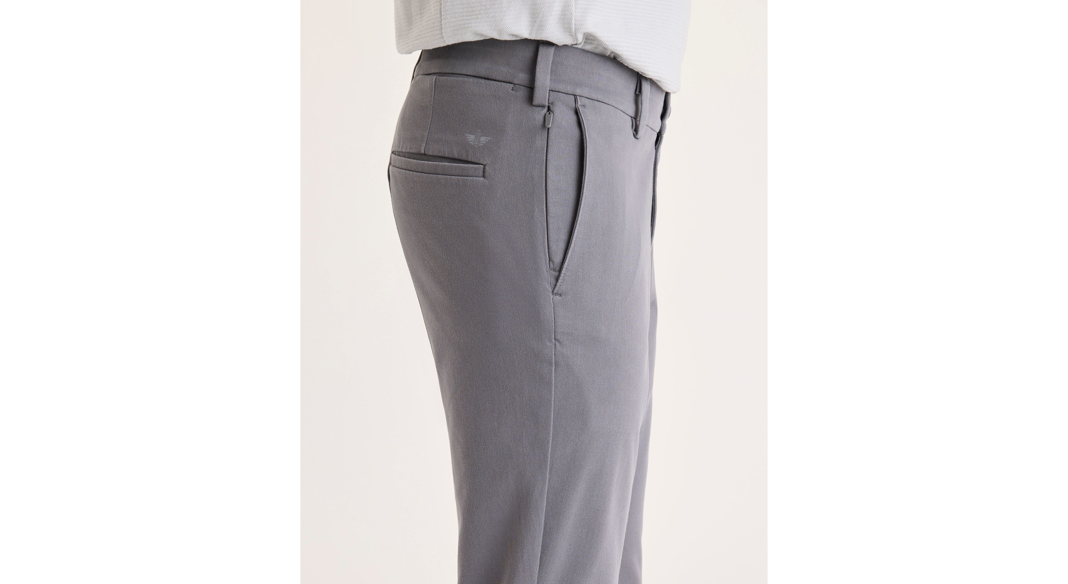 Dockers Go chino skinny homme gris stretch