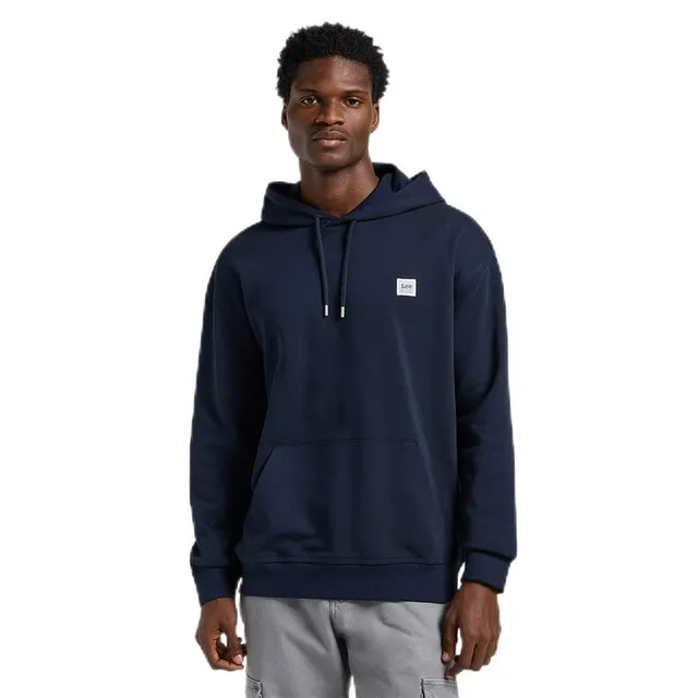 Lee Ww Hoodie sweat homme écru capuche coupe décontractée