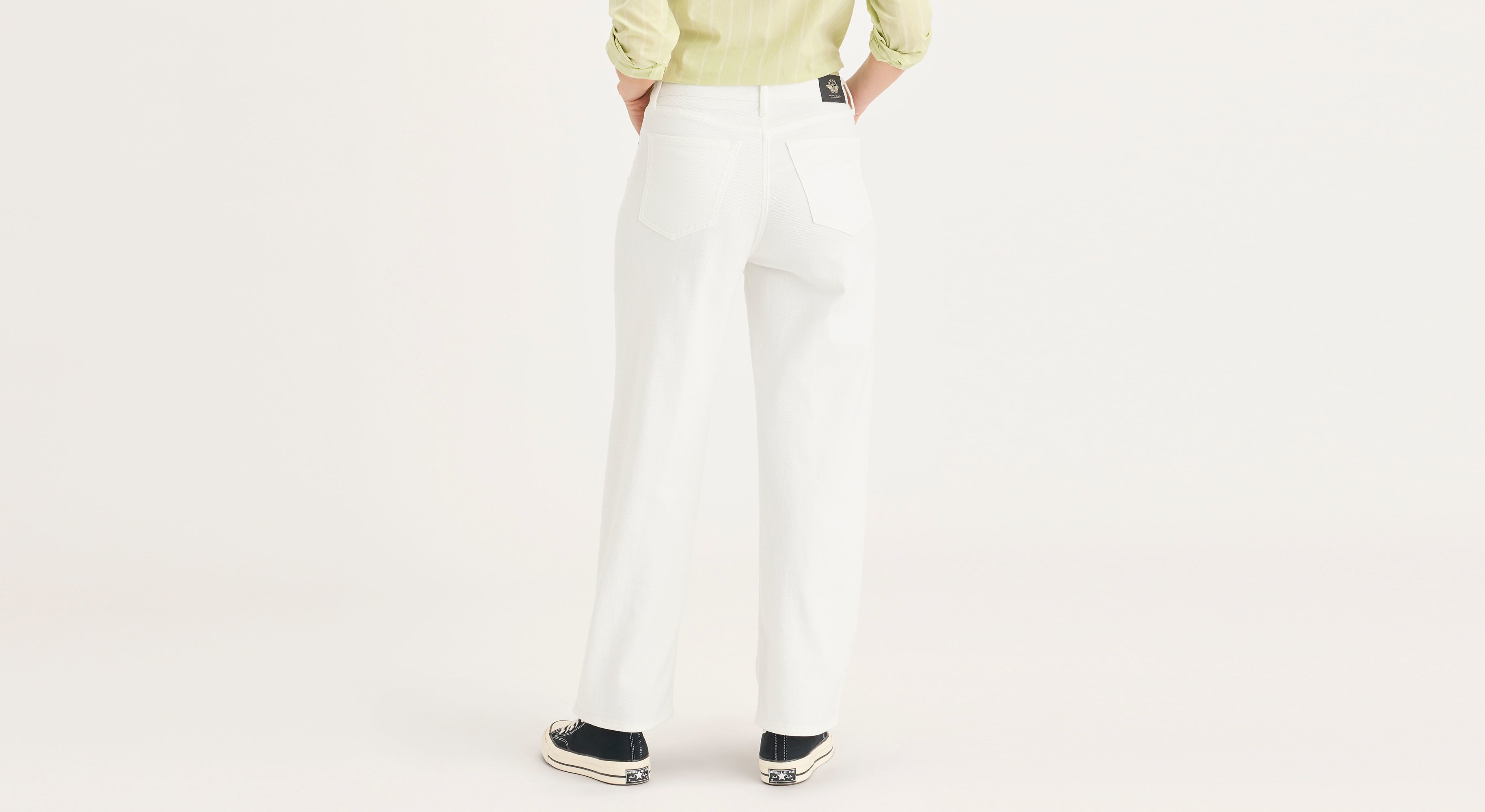 Dockers Sutter High Straight chino femme blanc