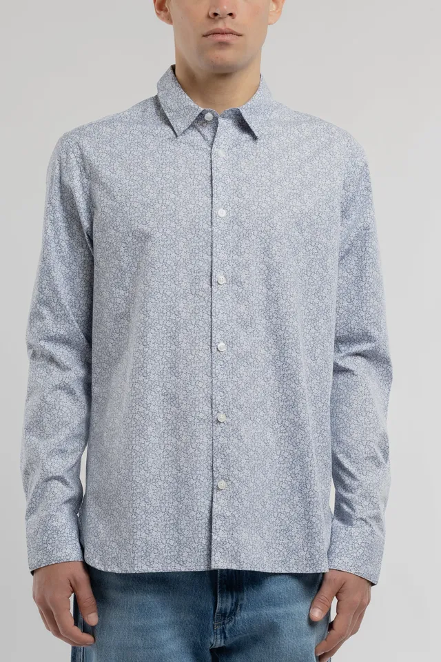 Teddy Smith Carton ML chemise navy floral homme