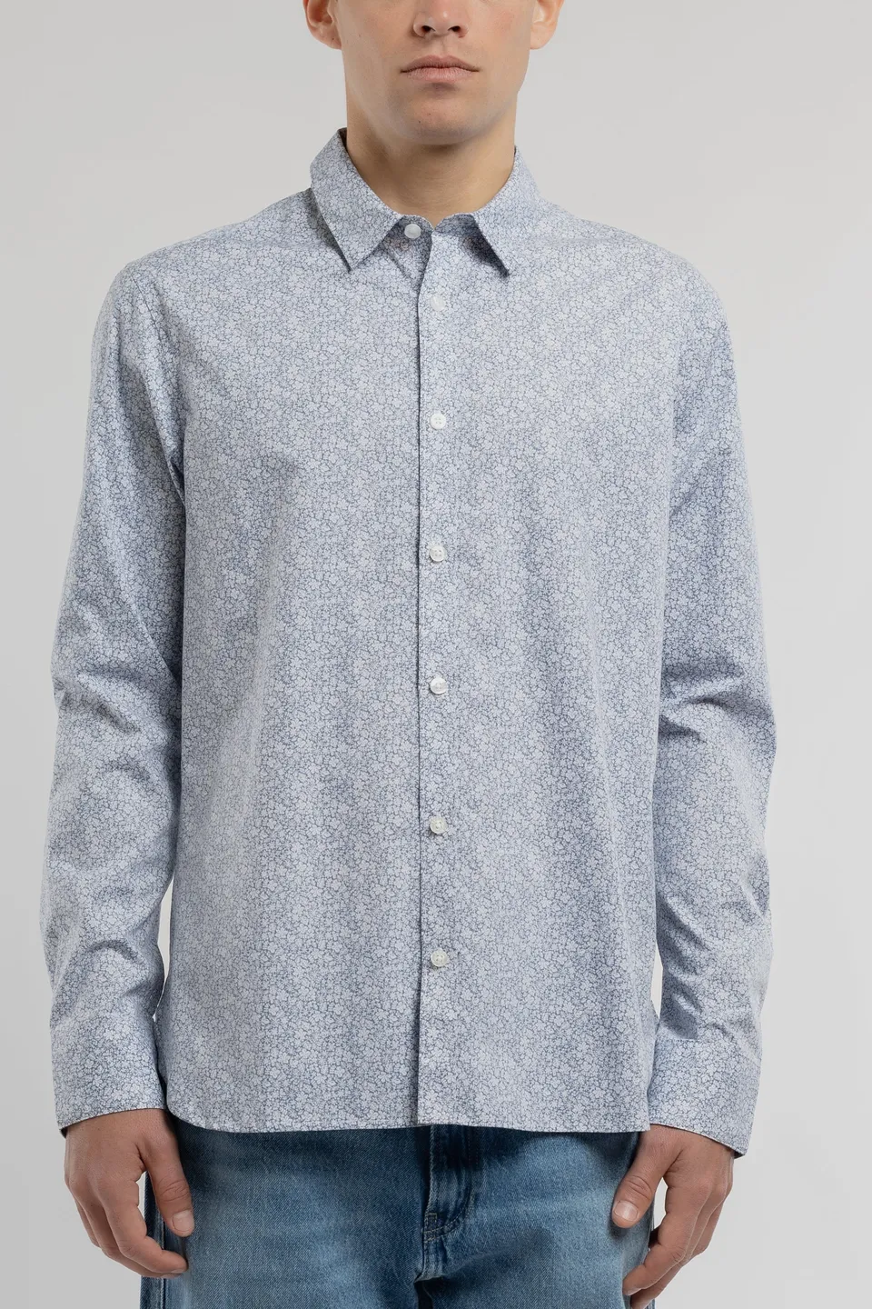 Teddy Smith Carton ML chemise navy floral homme