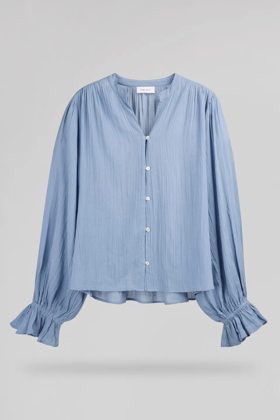 TEDDY SMITH C-SWAN chemise femme bleue fluide coton