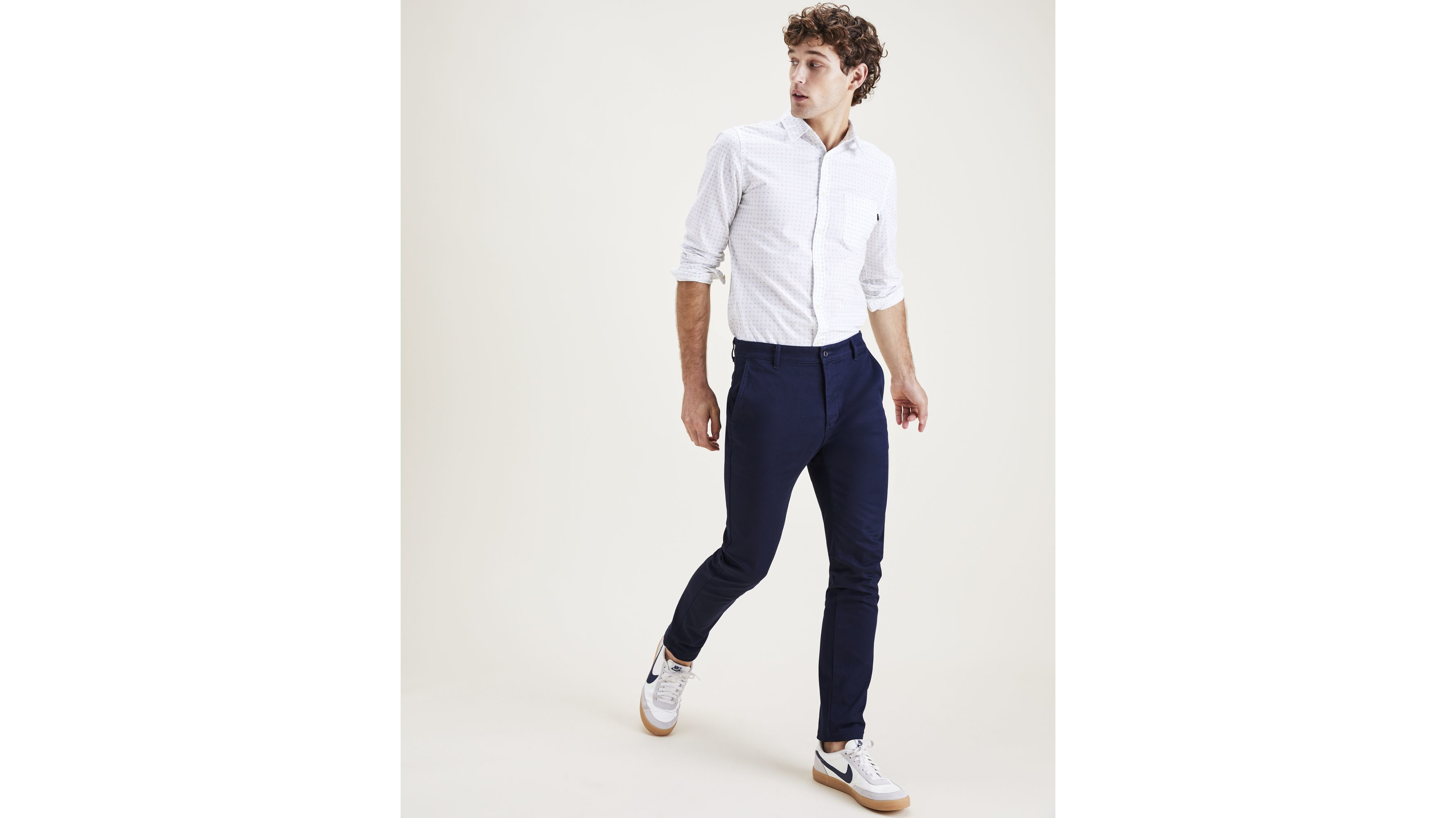 Dockers Original Chino Skinny chino bleu marine coton