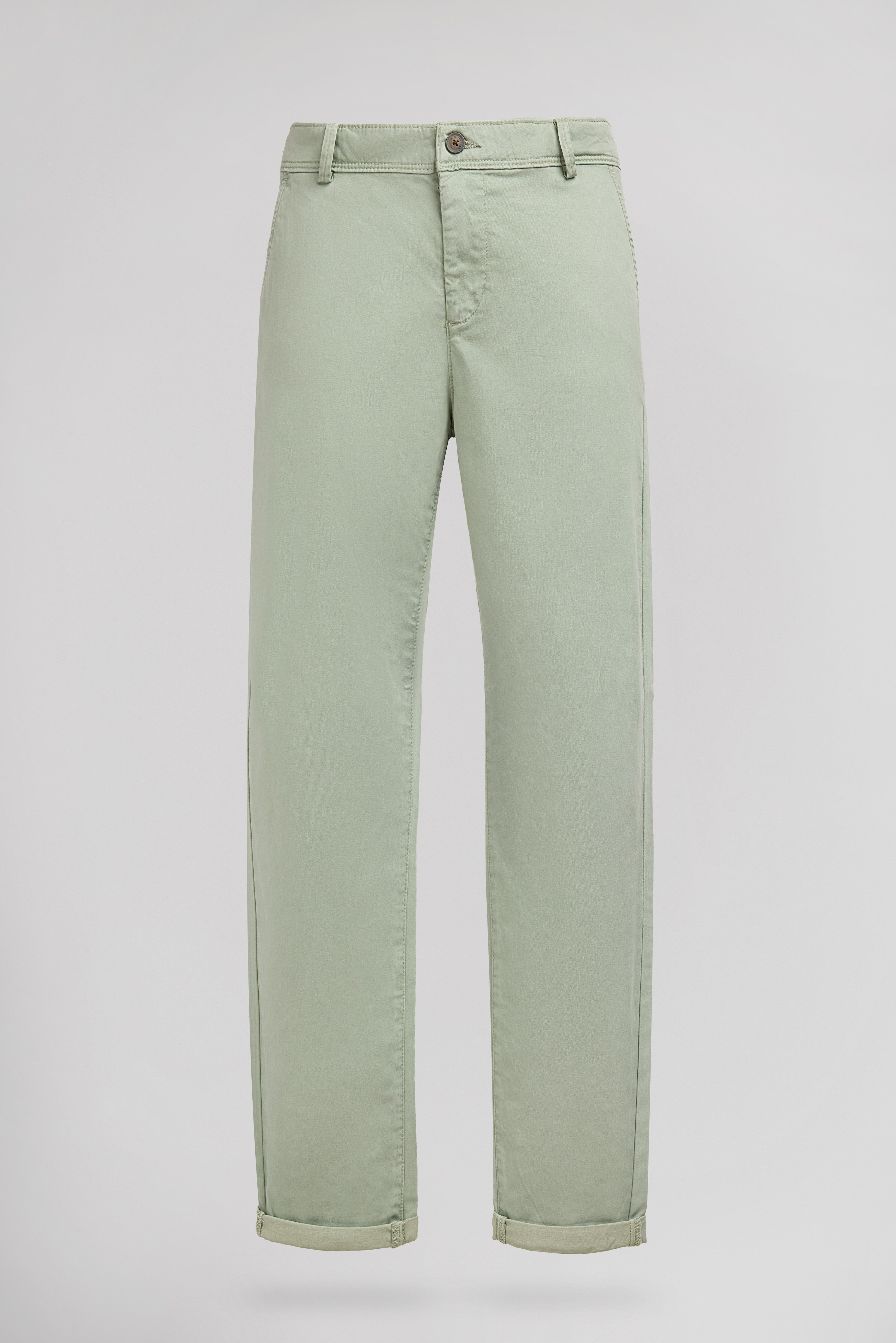 Teddy Smith P-Nina Chino pantalon slim iceberg green lyocell