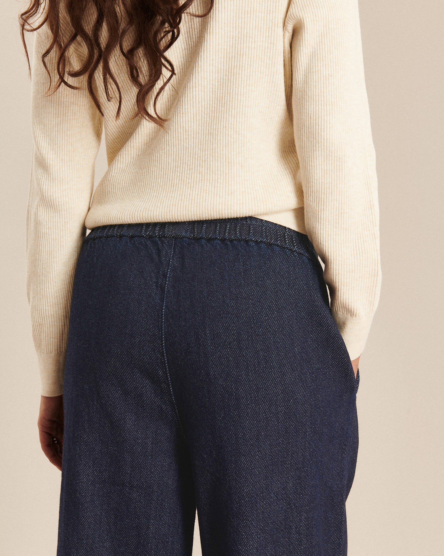 Labdip Nash Denim 3D pantalon large bleu brut coton