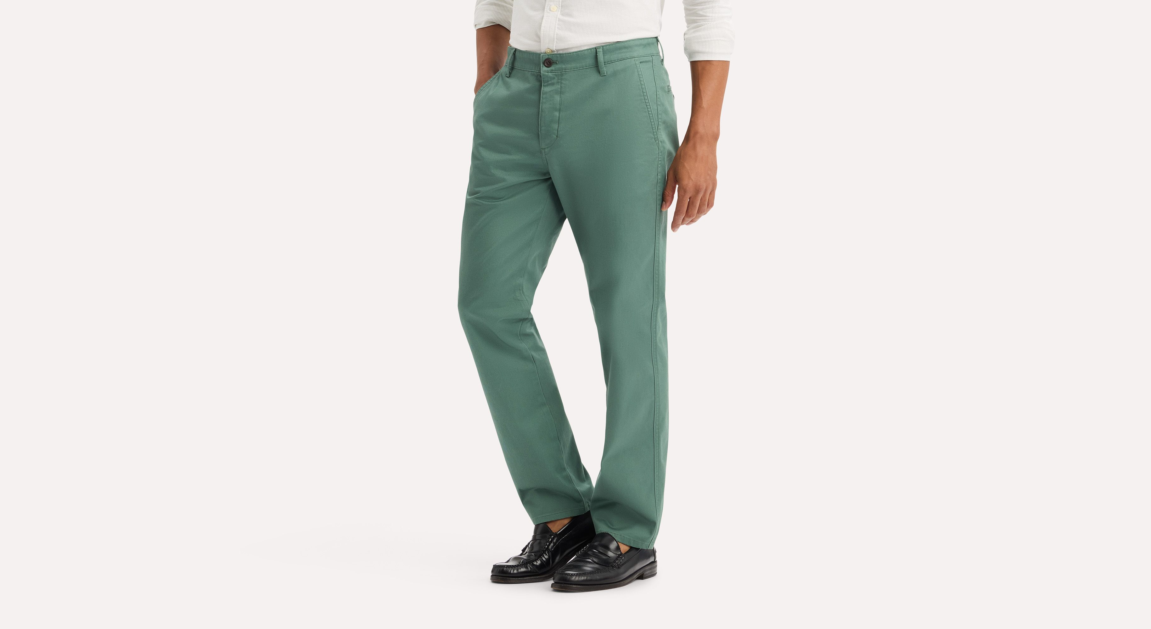 Dockers Original Slim Fit pantalon chino vert coton stretch