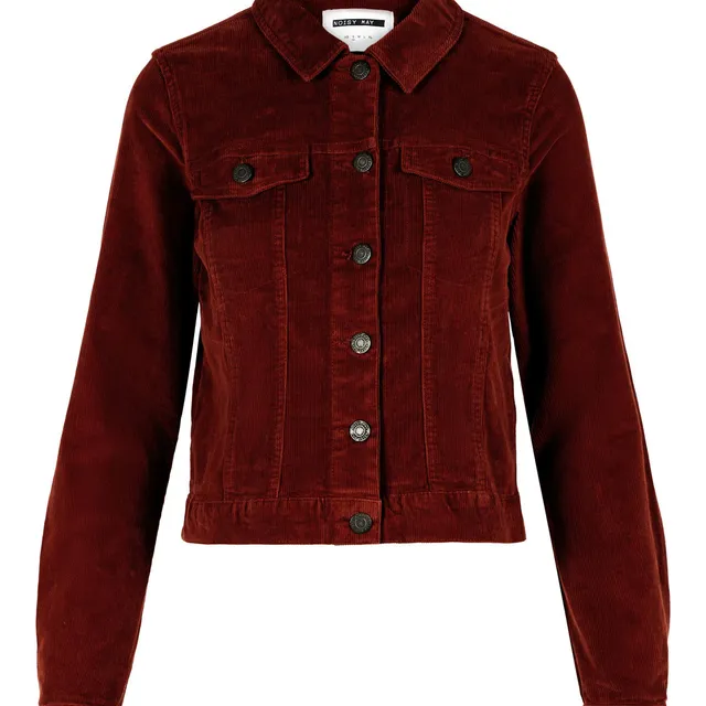 Noisy May veste velours côtelé ajustée coton stretch