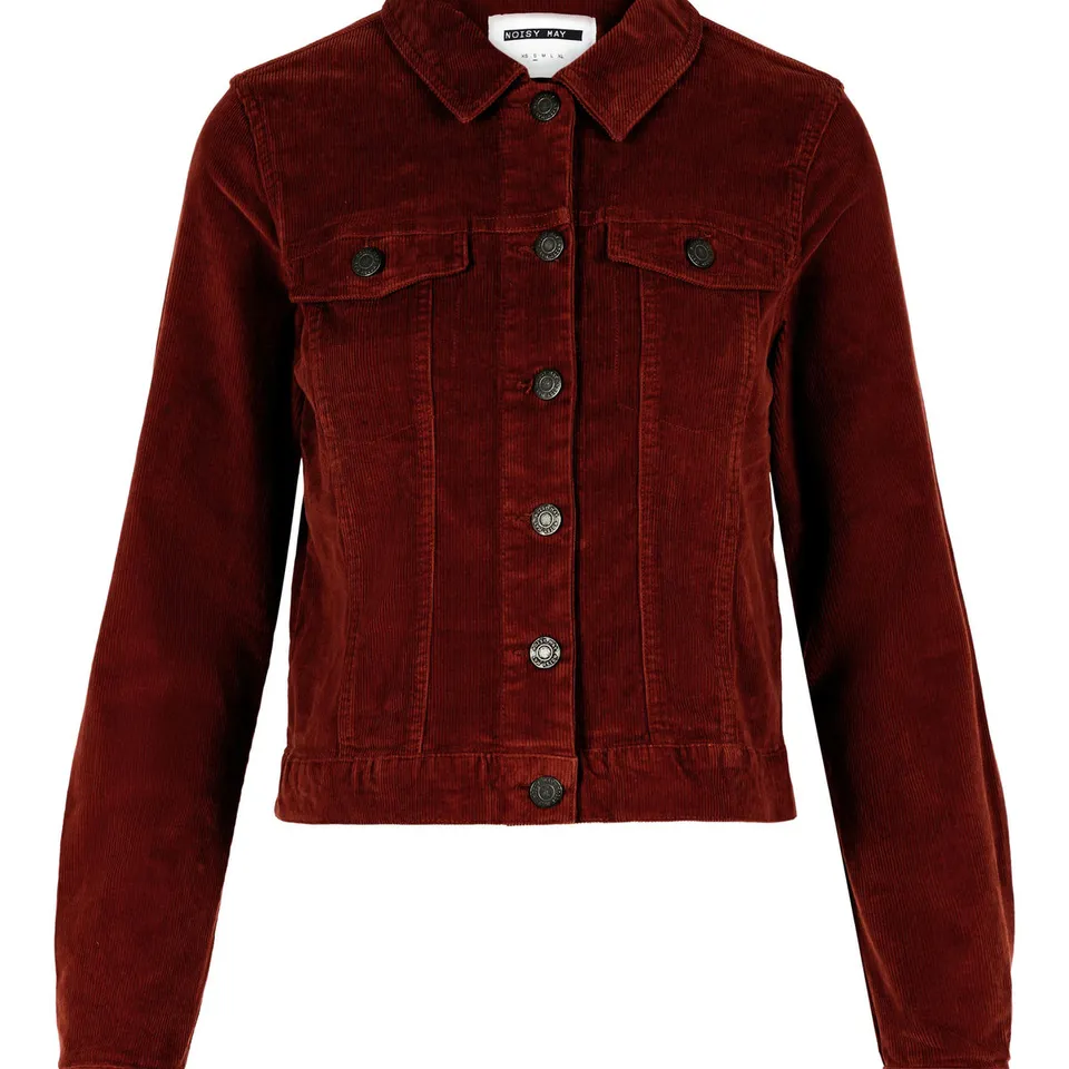Noisy May veste velours côtelé slim coton stretch poches