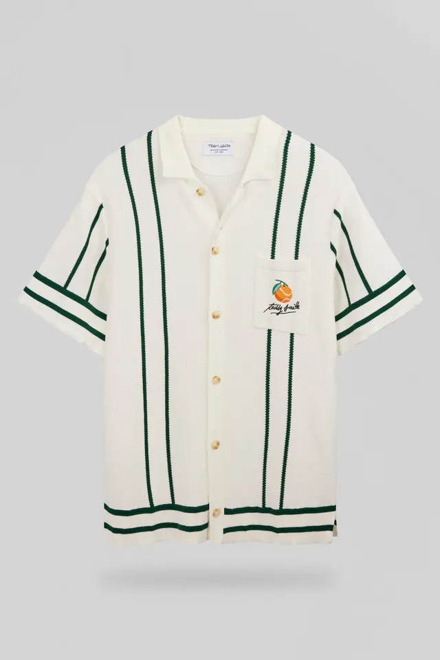 Teddy Smith C-Timoty MC Middle White chemise brodée