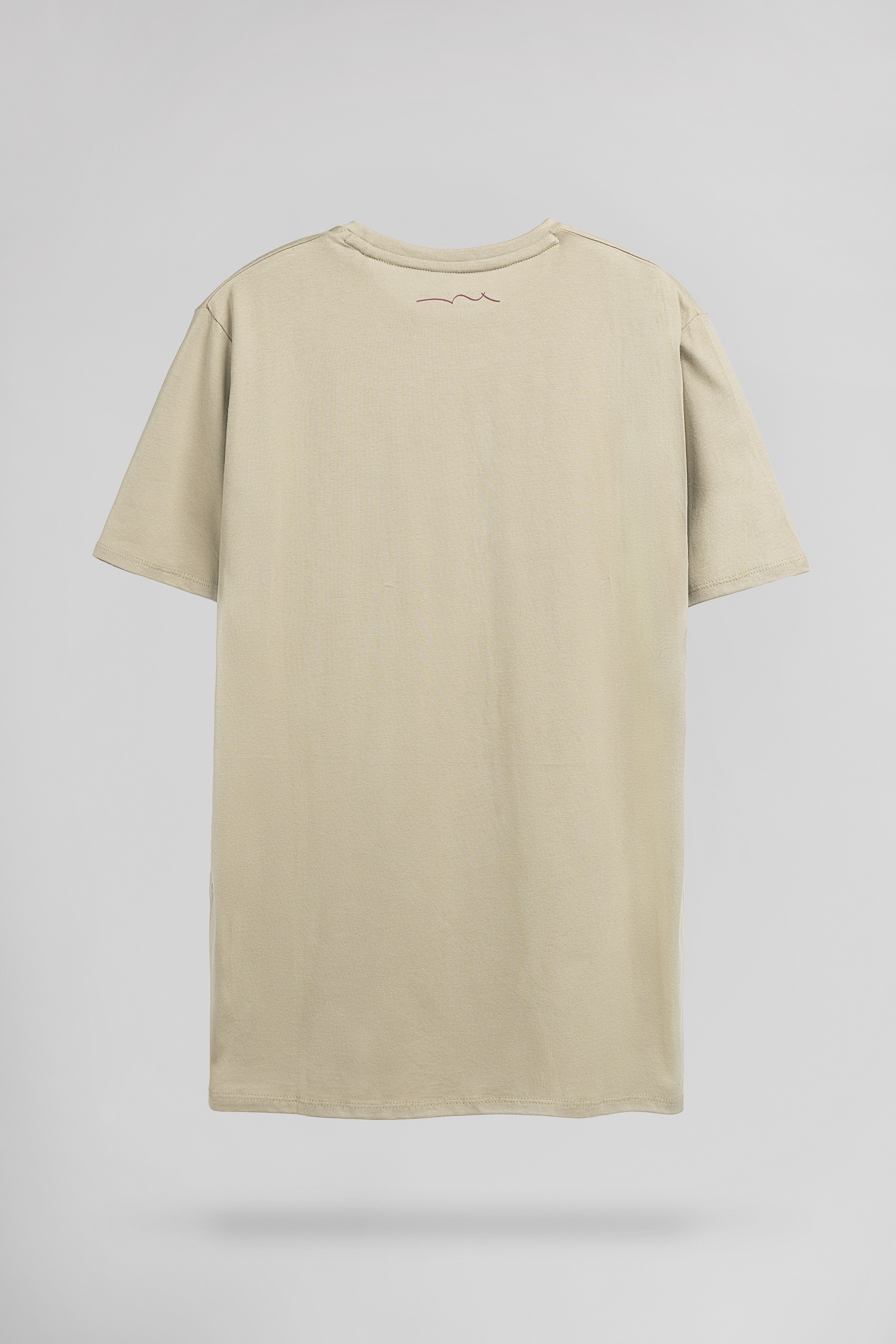 Teddy Smith T-Jim MC t-shirt grège coupe classique