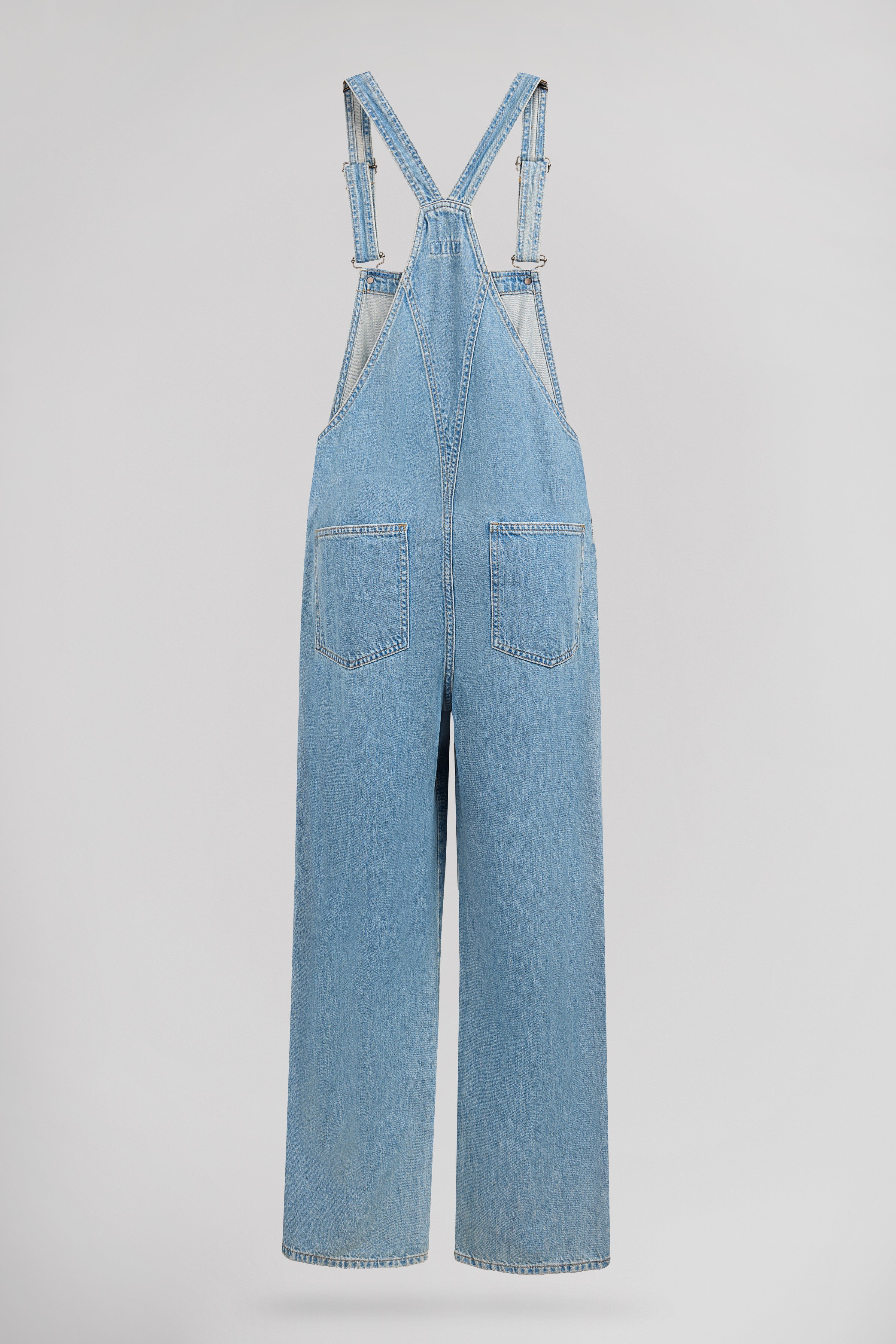 Teddy Smith Washington salopette denim coton indigo clair
