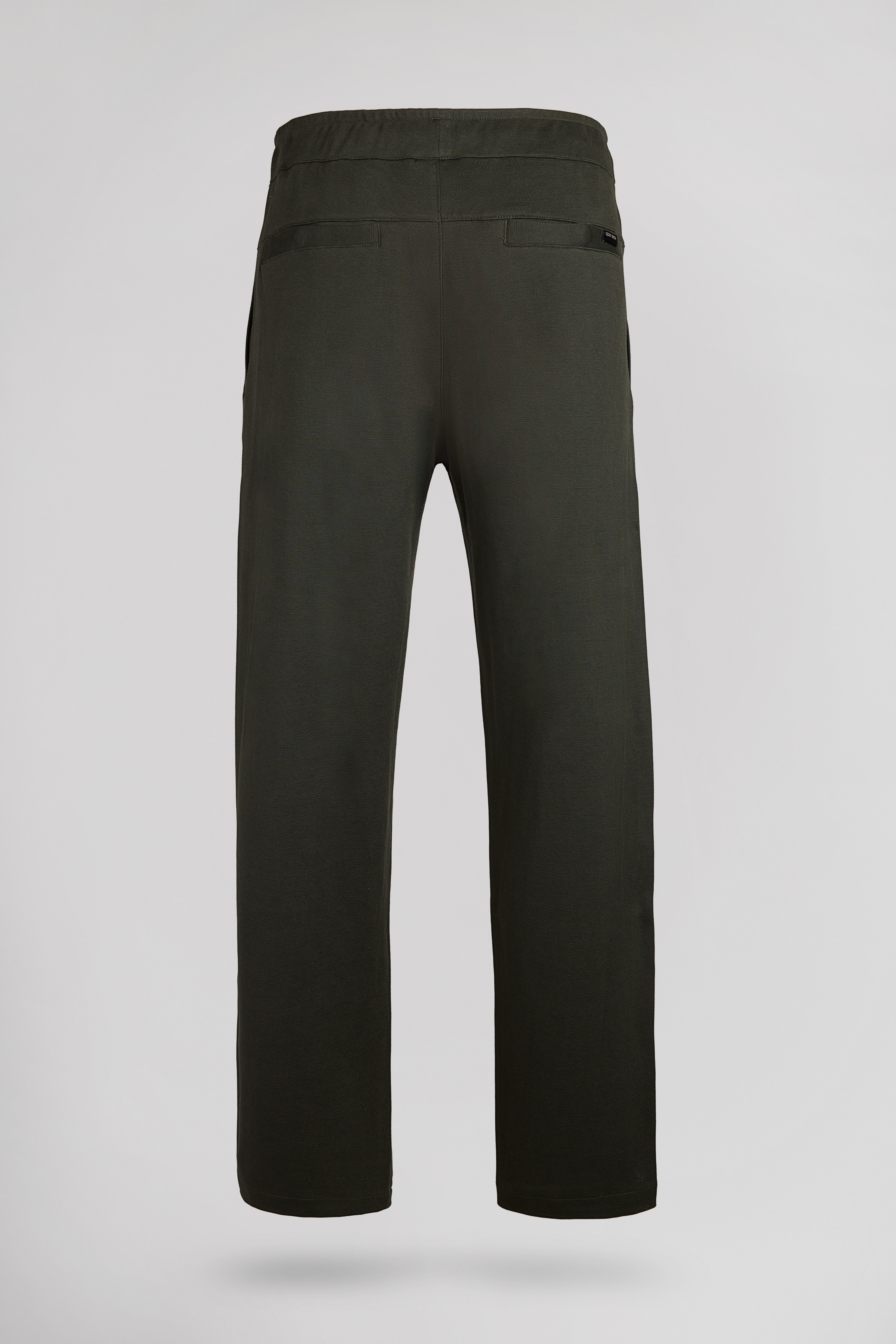 Teddy Smith P-Vibes Pique pantalon Deep Kaki taille élastique