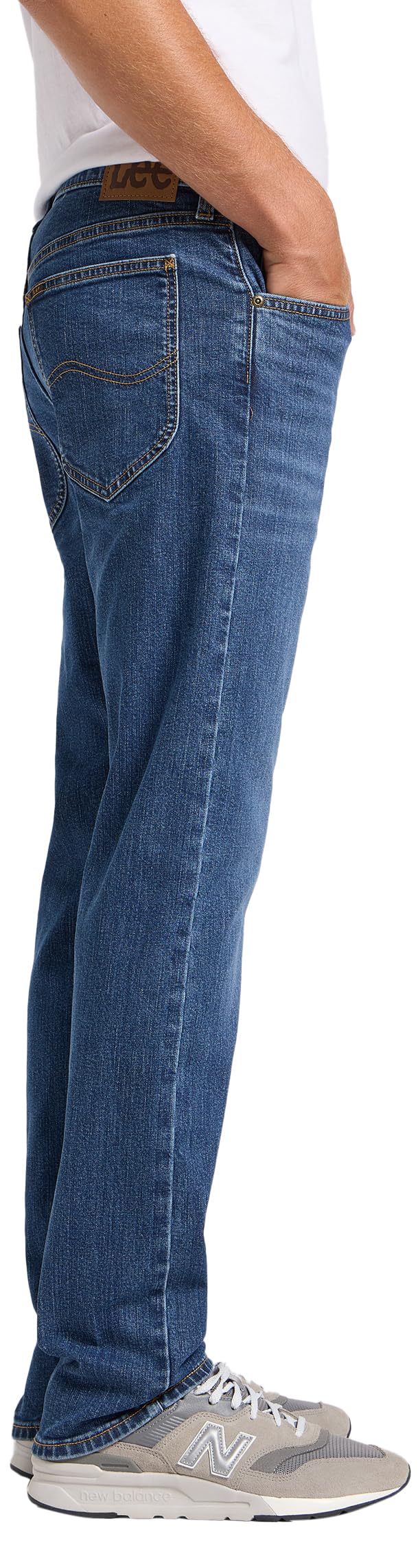 Lee Daren Zip Fly jean homme droit Indigo Sight taille basse