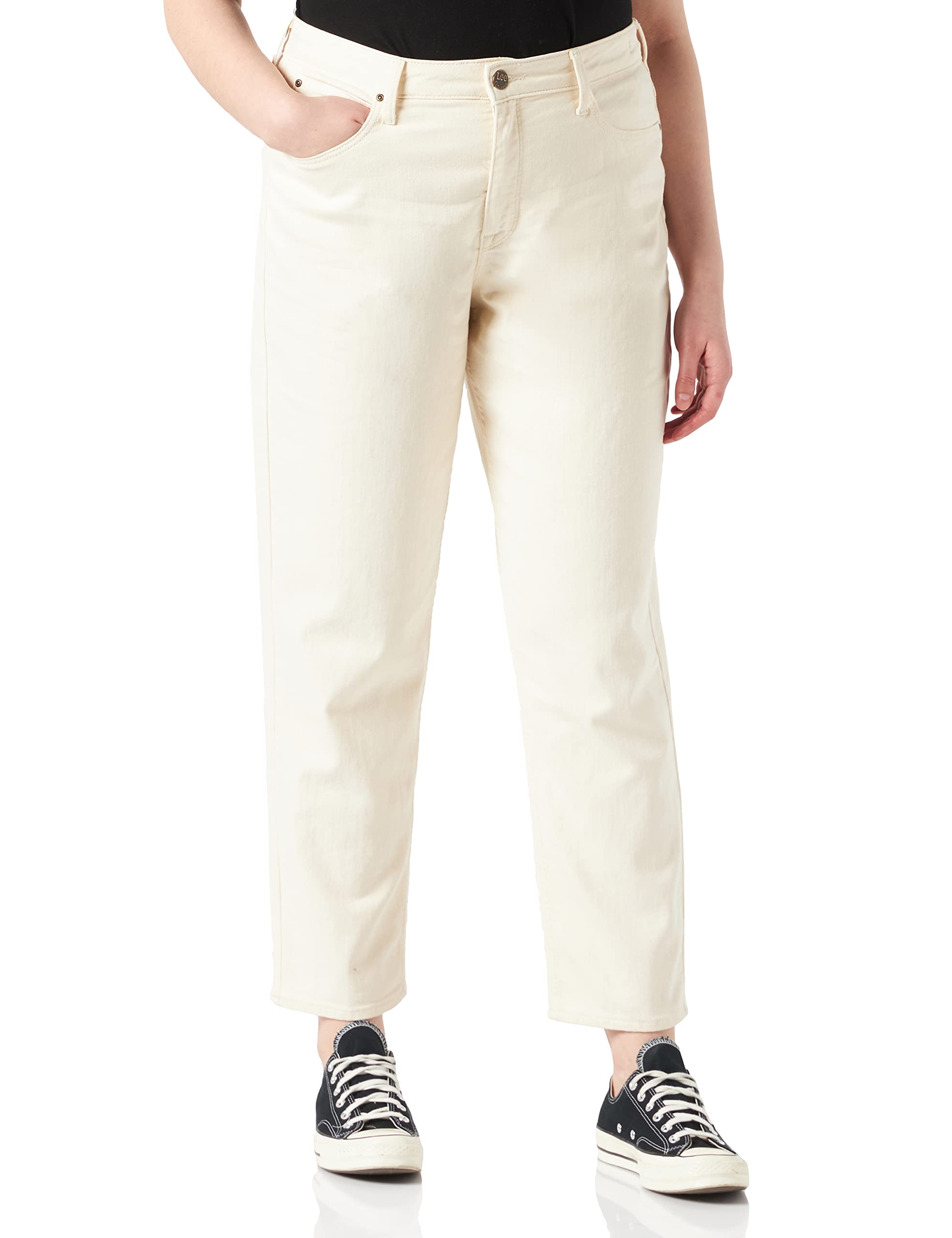 Lee Stella Tapered Plus jean femme écru boyfriend