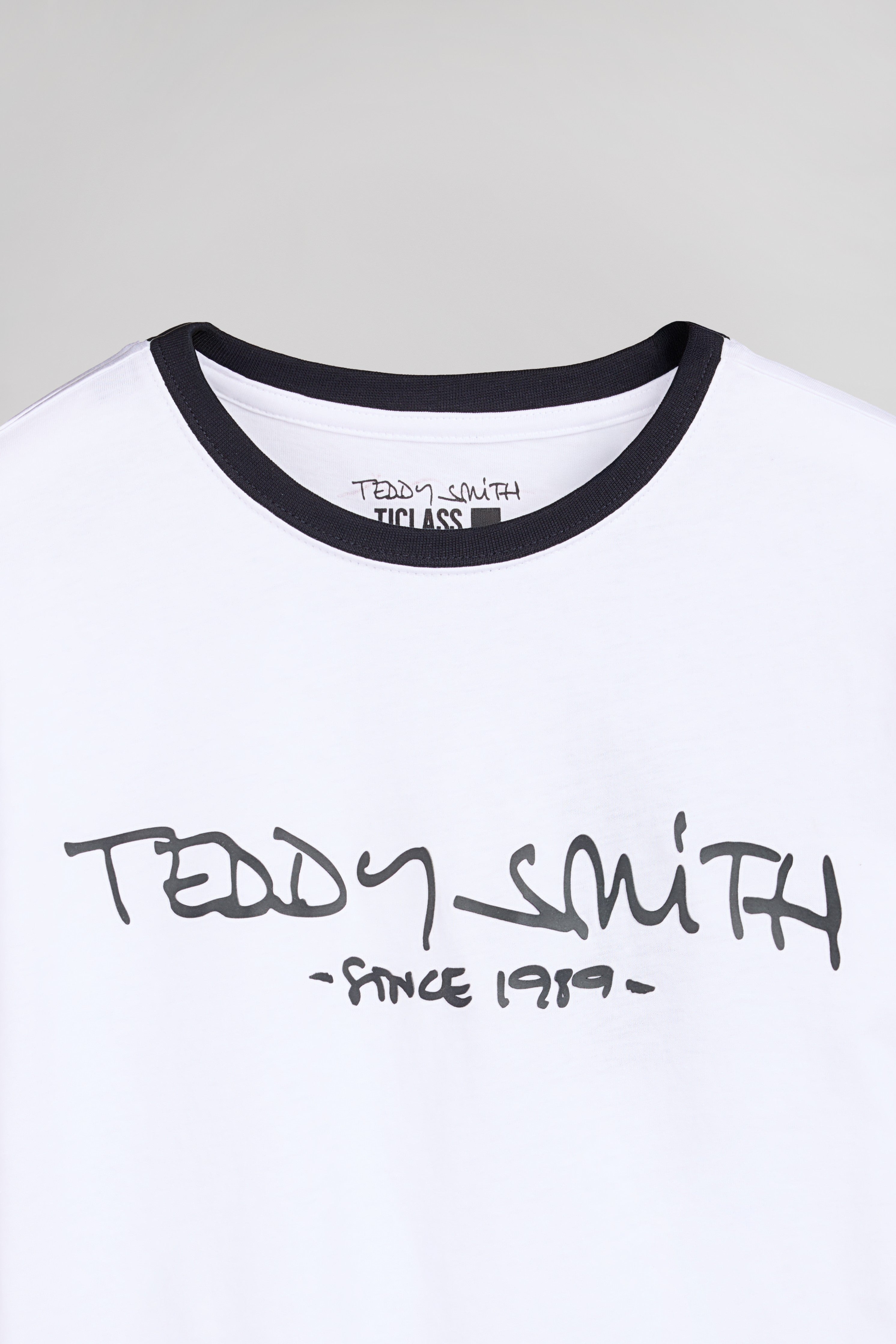 Teddy Smith Ticlass MC t-shirt blanc coton homme