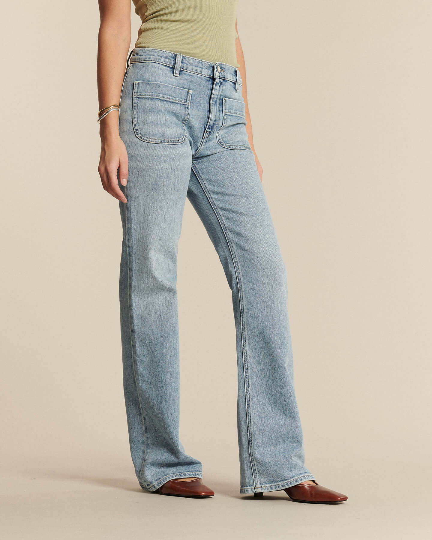 Labdip Nina Denim IN 21 jean flare bleu stretch