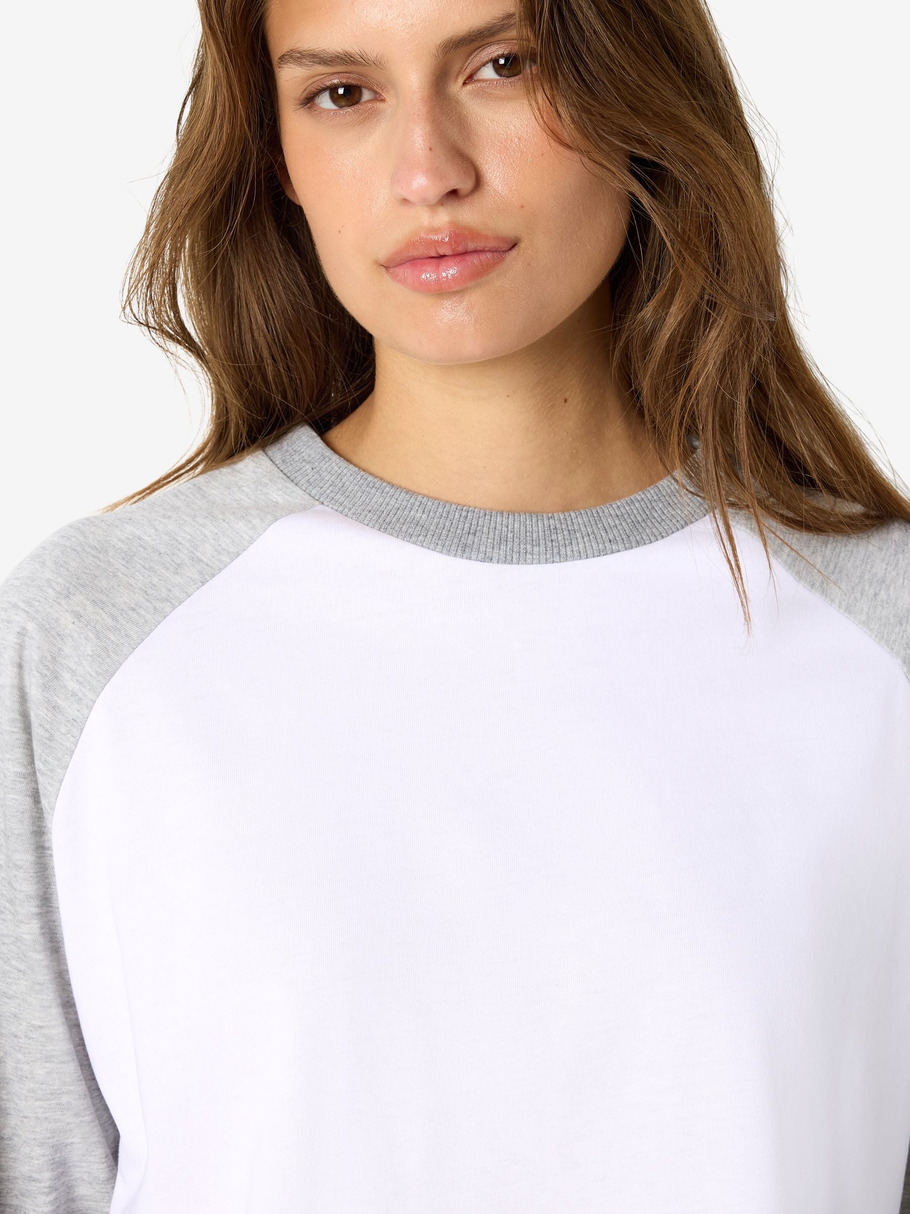 Noisy May top manches longues col rond colorblock