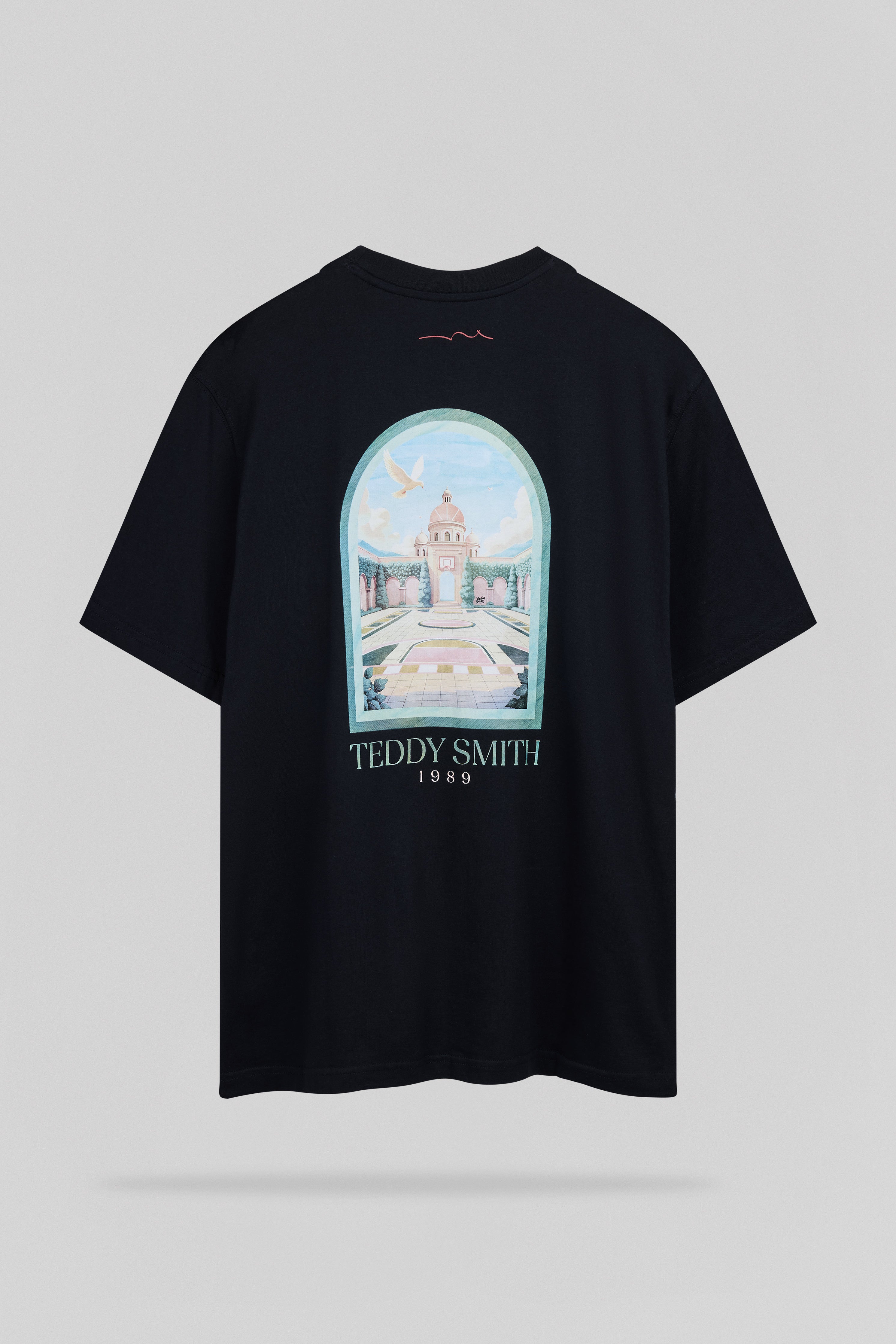 Teddy Smith T-Andrew MC t-shirt ample Dark Navy col rond