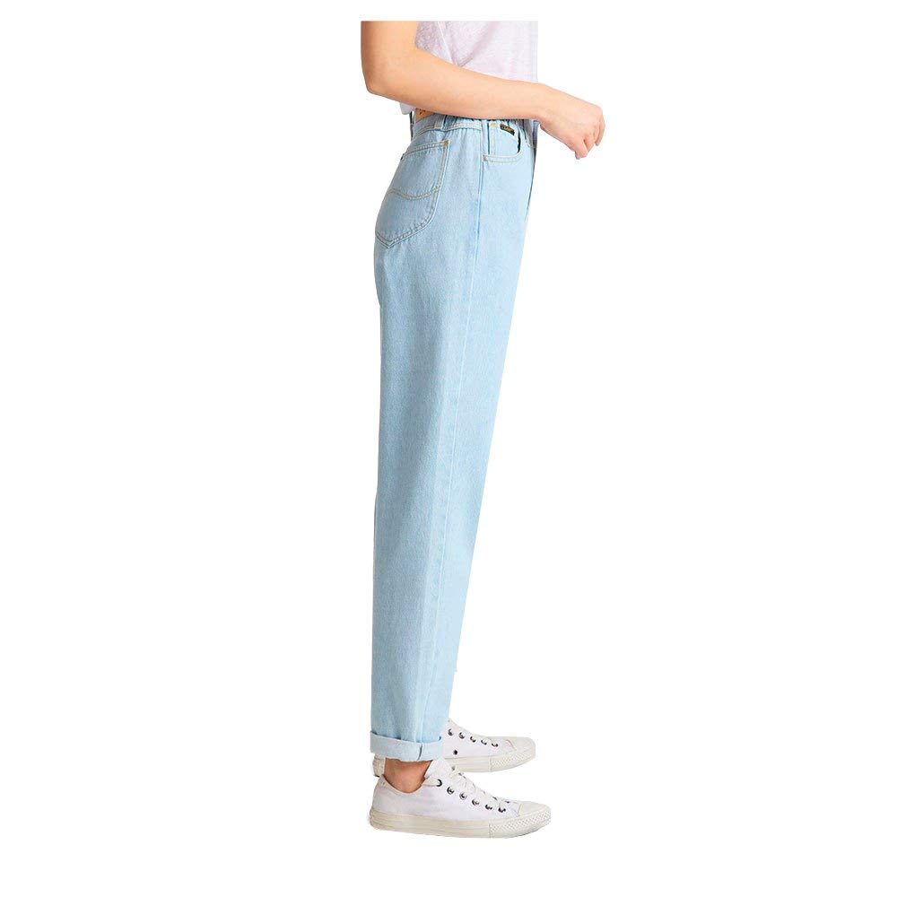 Lee Elasticated Mom jean femme délavé coupe taille haute