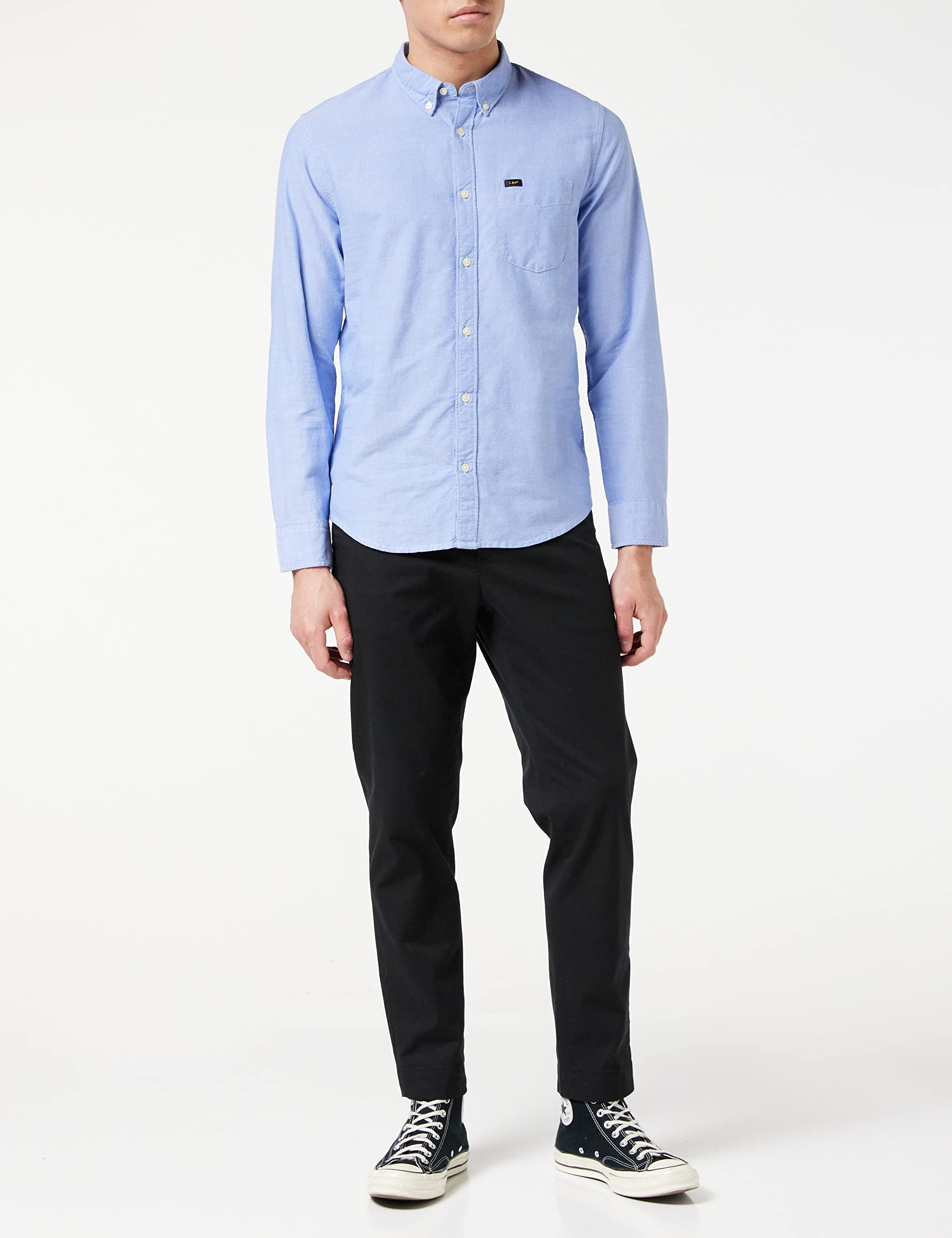 Lee Button Down Chemise homme chambray western