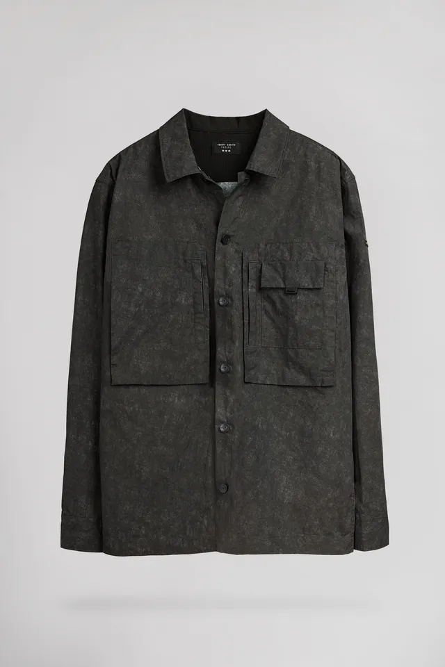 Teddy Smith C-Nylson surchemise noir homme coton