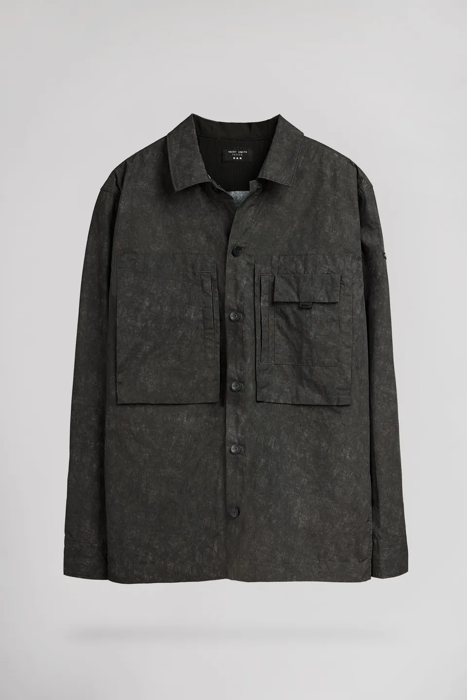 Teddy Smith C-Nylson surchemise noir homme coton