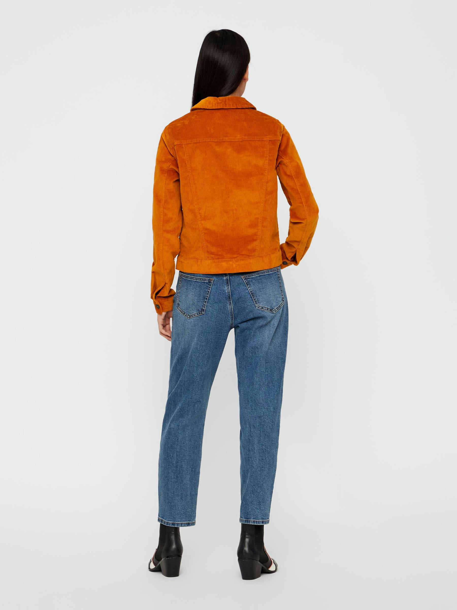 Noisy May veste velours côtelé slim poches poitrine