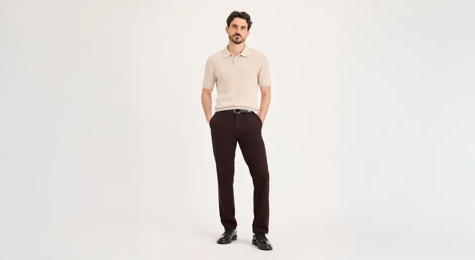 Dockers Crafted Khaki Slim Fit chino homme marron Hammond