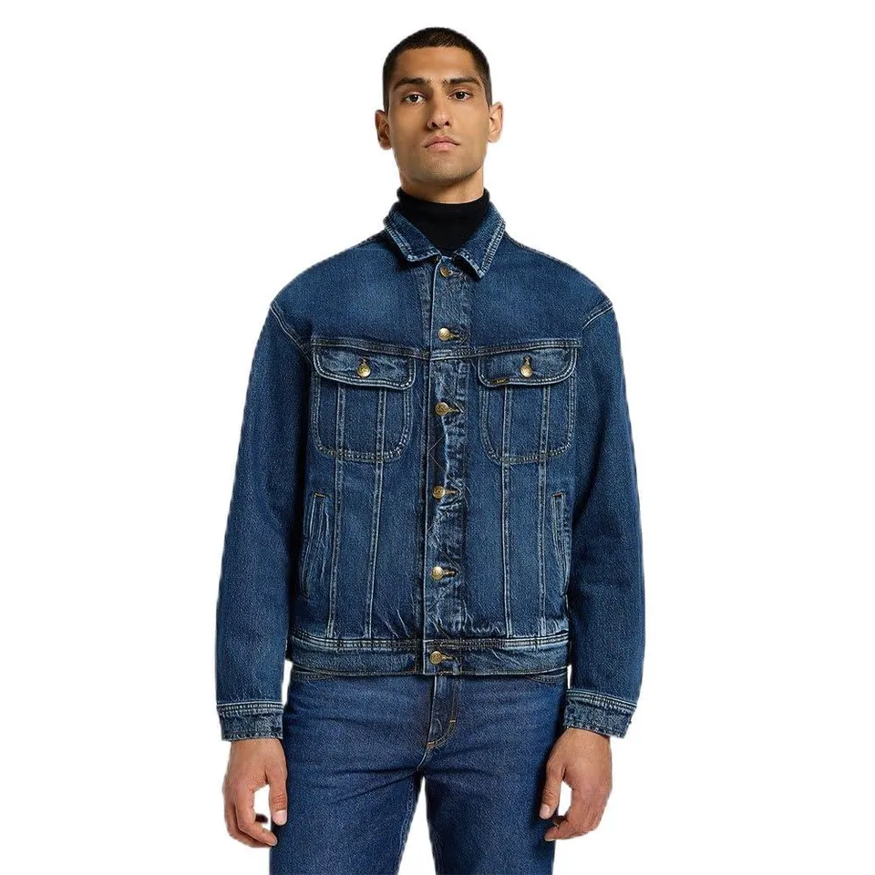 Lee Relaxed Rider veste en jean homme bleu orchidée