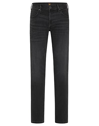 Lee Luke jean slim homme noir tapered coton
