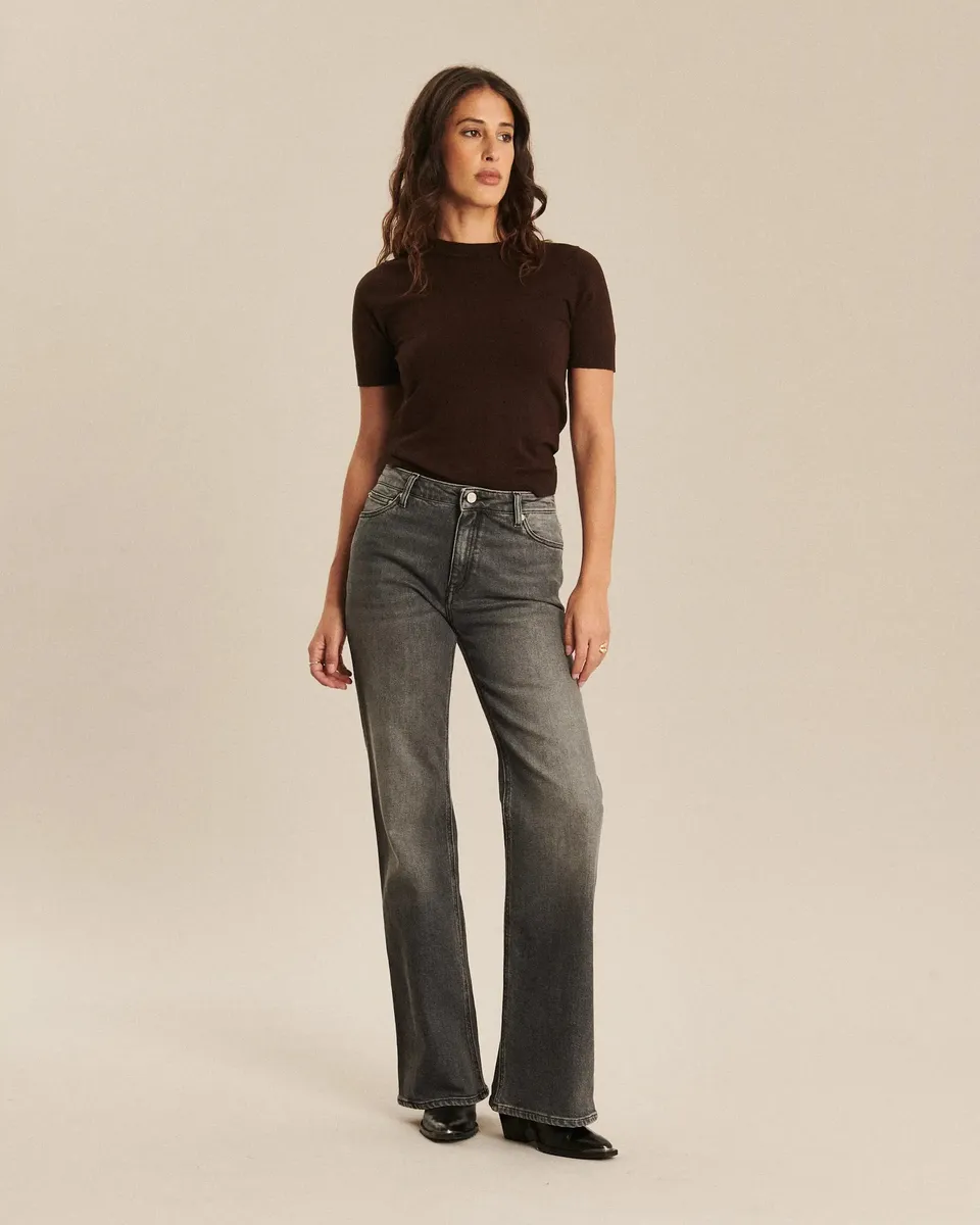 Labdip Nikky Light Grey BL 30 jean flare stretch