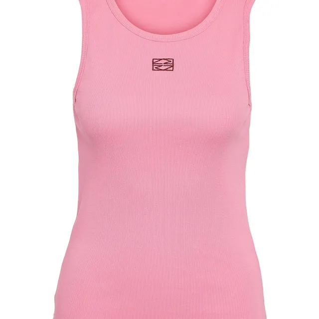 Noisy May débardeur col U côtelé coupe slim stretch